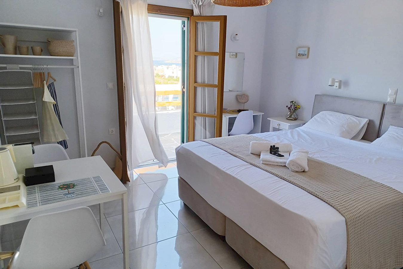 Cozy 2-bedroom apartment for 4 in Agia Anna Naxos
