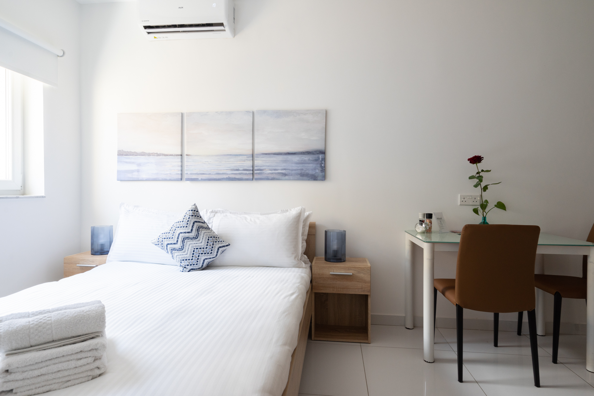 Fresh 1-bedroom studio apartment in Cospicua