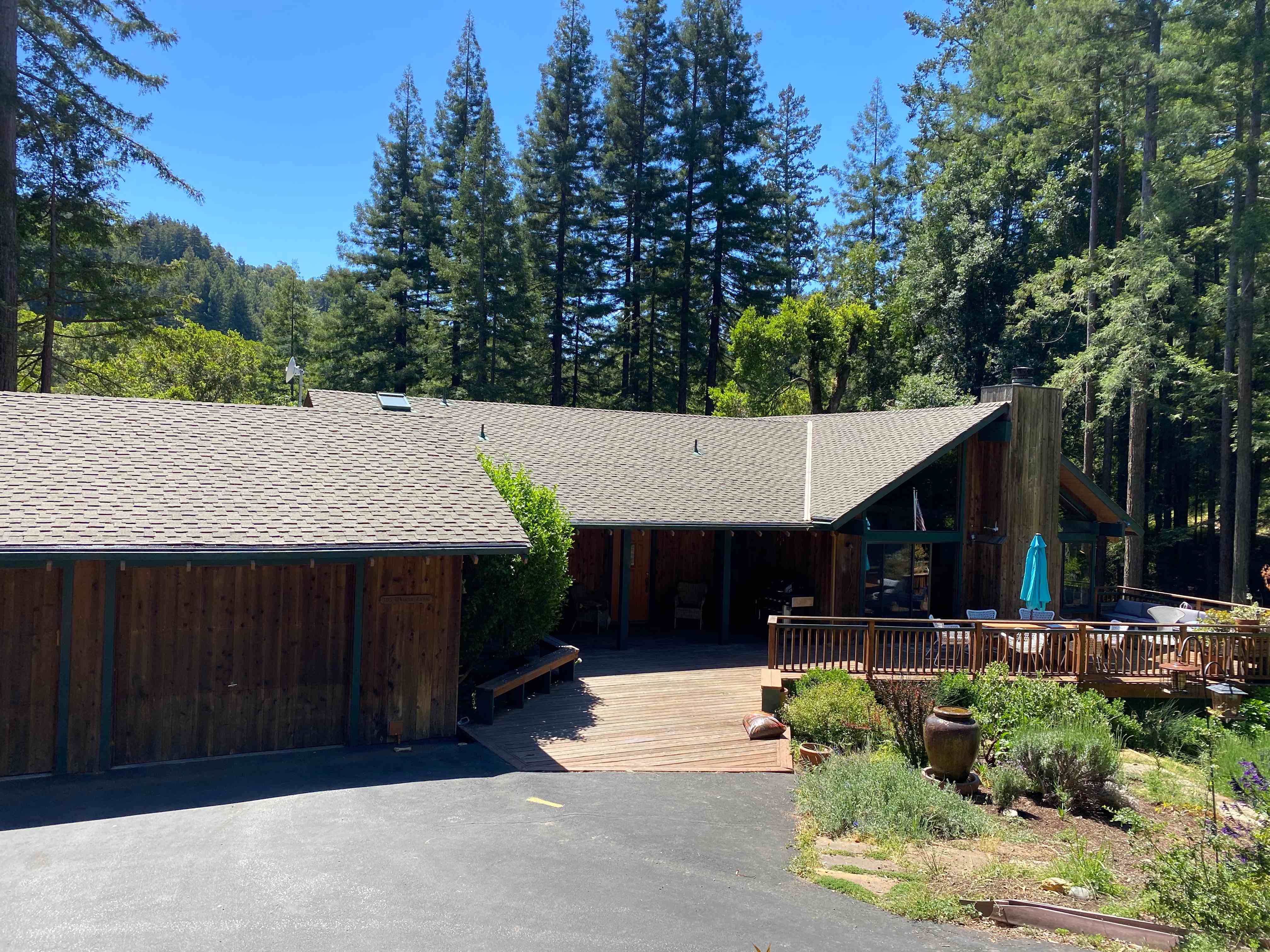 Private Room: Forest View Santa Cruz Mtn Retreat