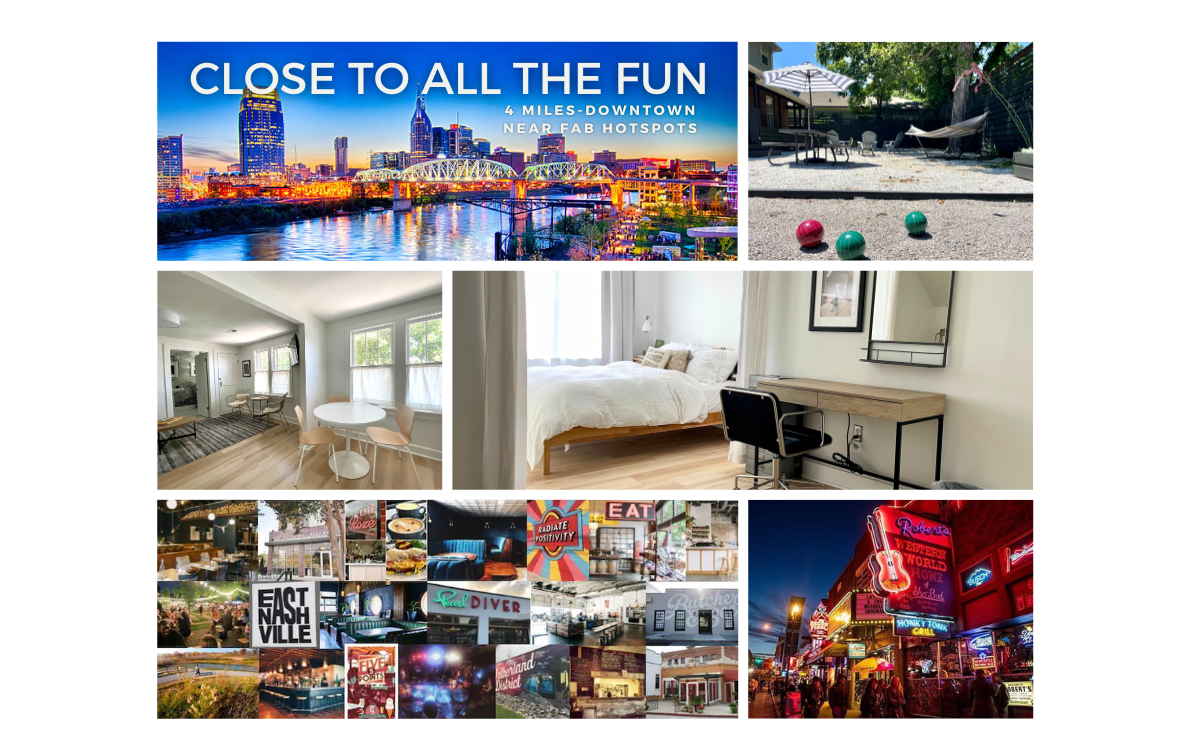 *NEW RENO*Cozy Chic Loft-Near Downtown & HotSpots! in District 5, Nashville
