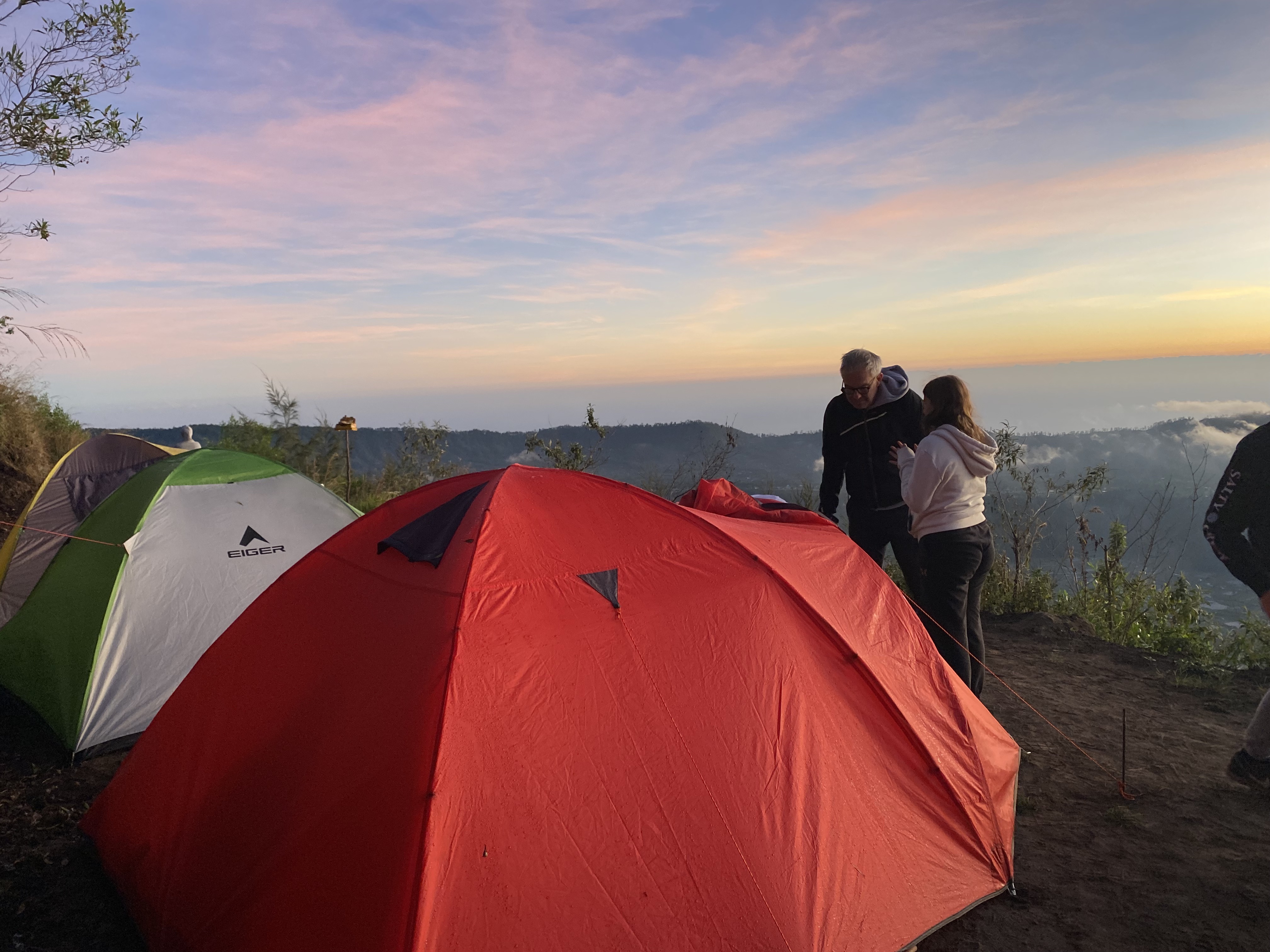 Mount Batur Overnight Camp on the Summit