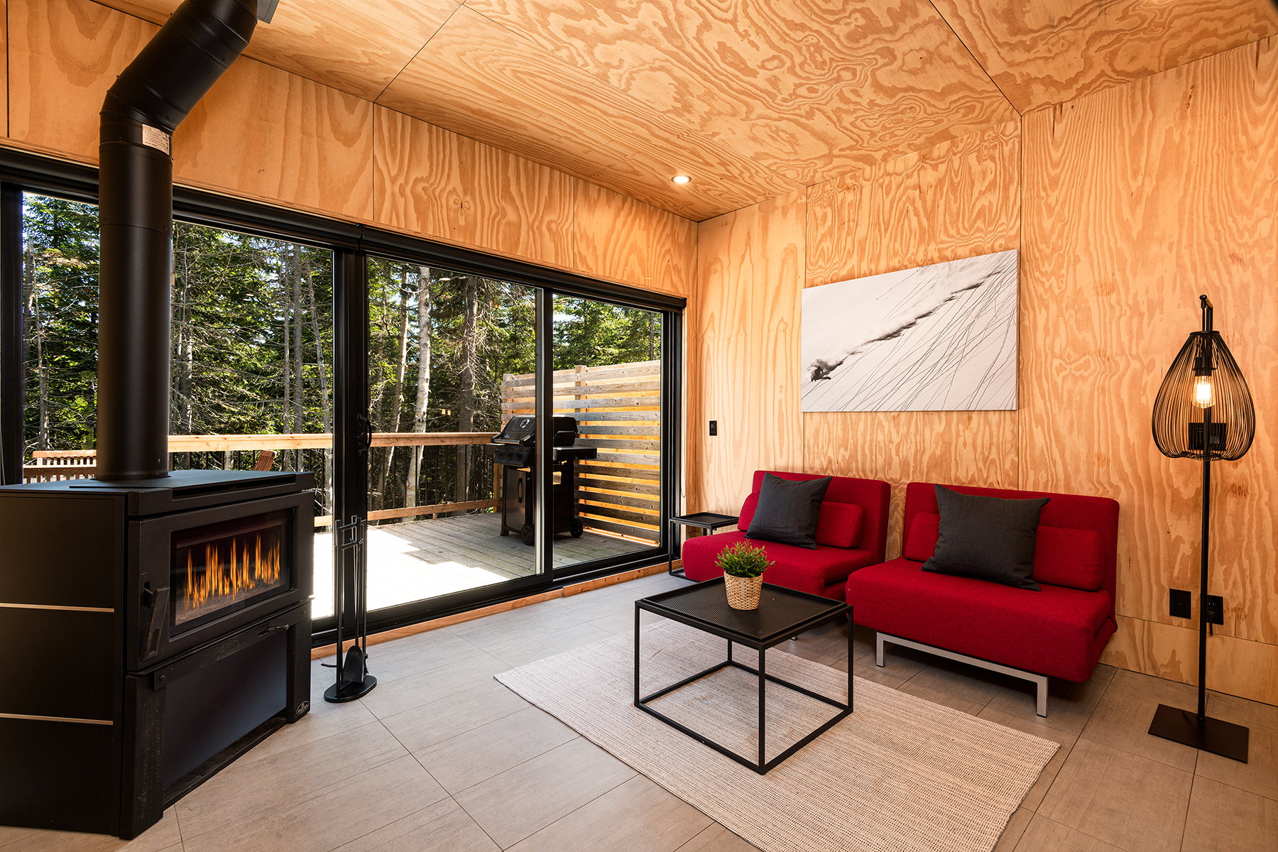 Comfortable retreatMassif de Charlevoix17B Chalets for Rent in