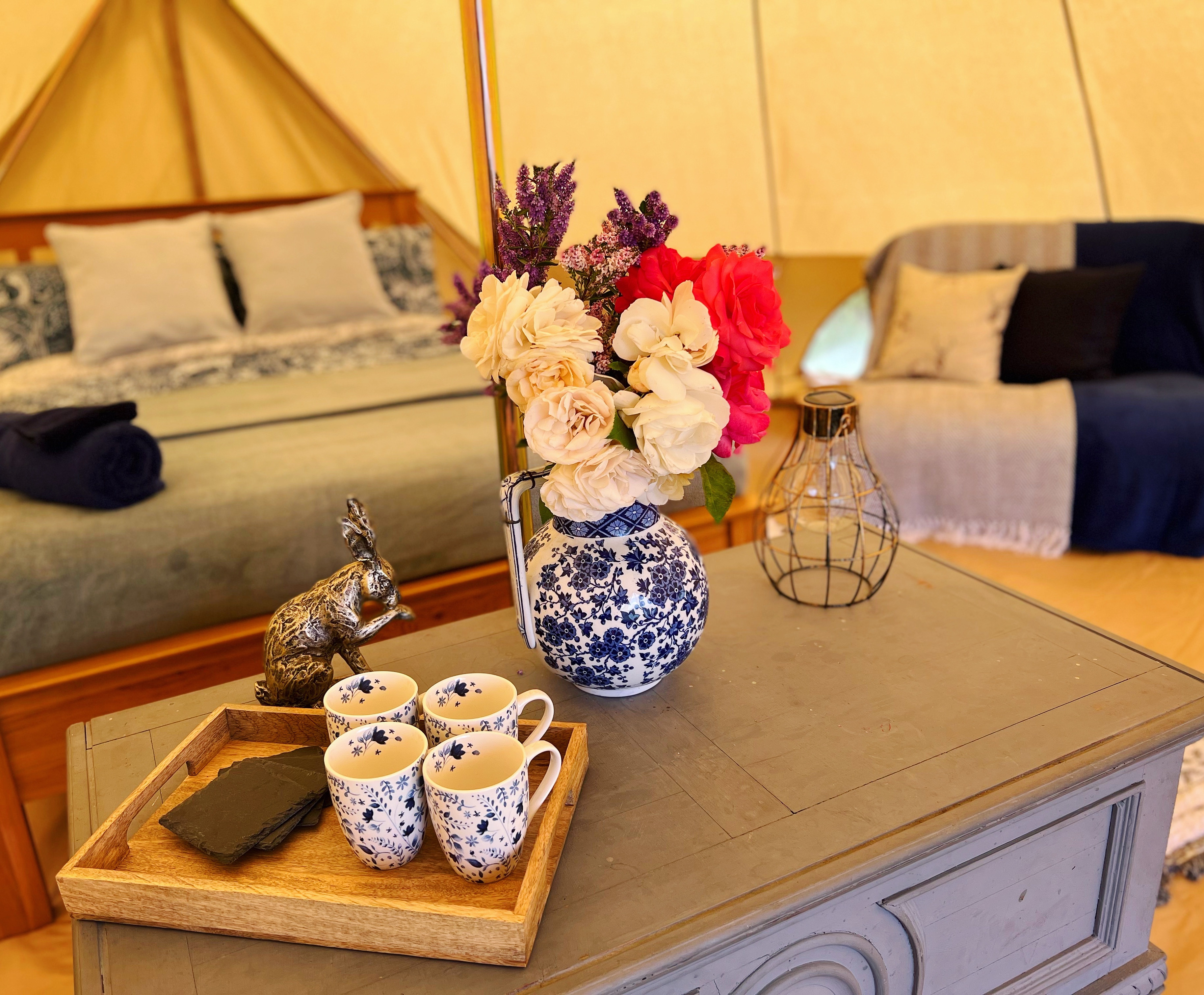 ‘Hatteral View’ Bell Tent Luxury Private Glamping