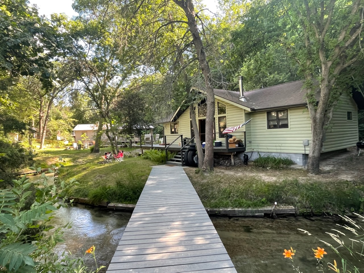 Nebraska Hidden Paradise River Front Cabin Cabins for Rent in Long
