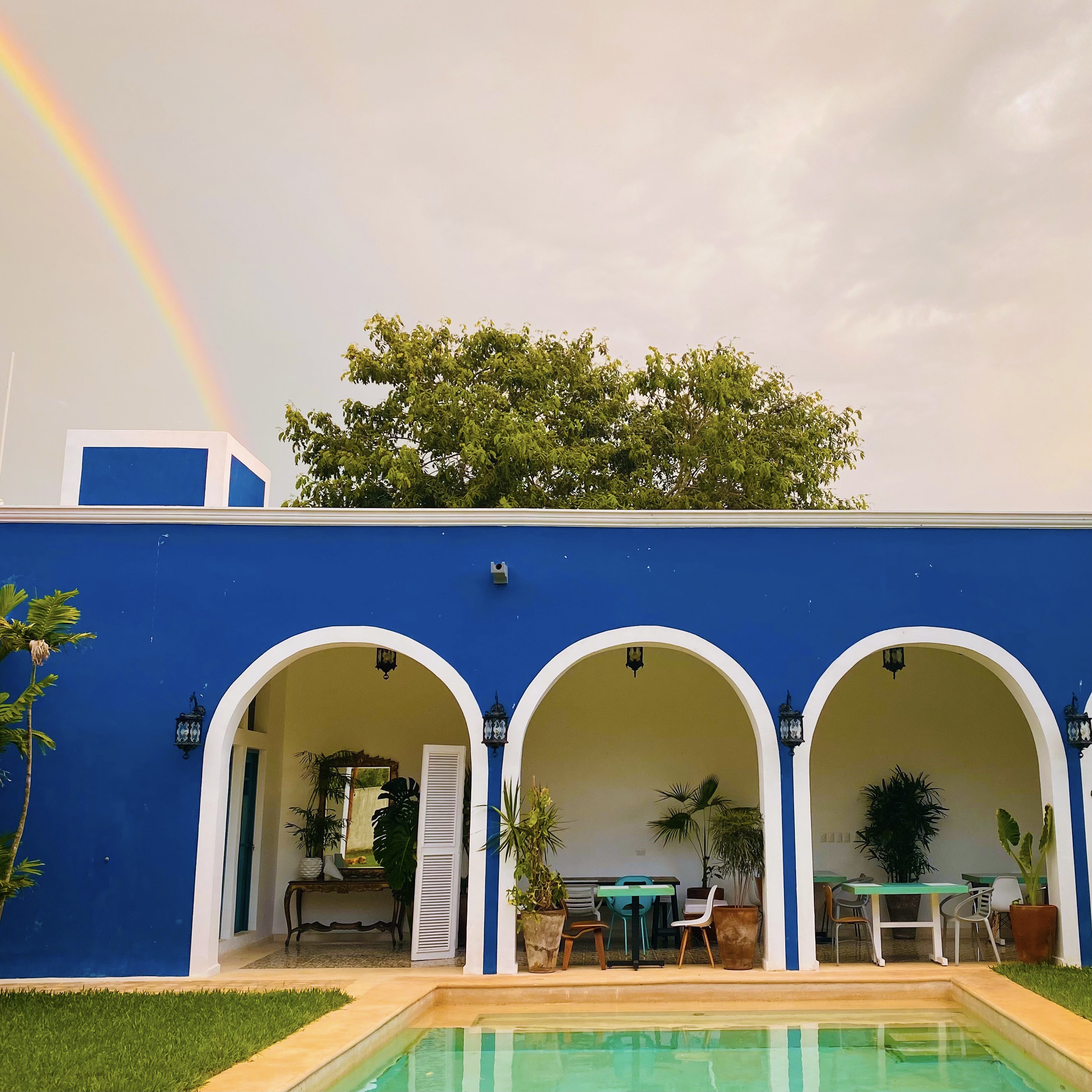 Beautiful fifth with a swimming pool