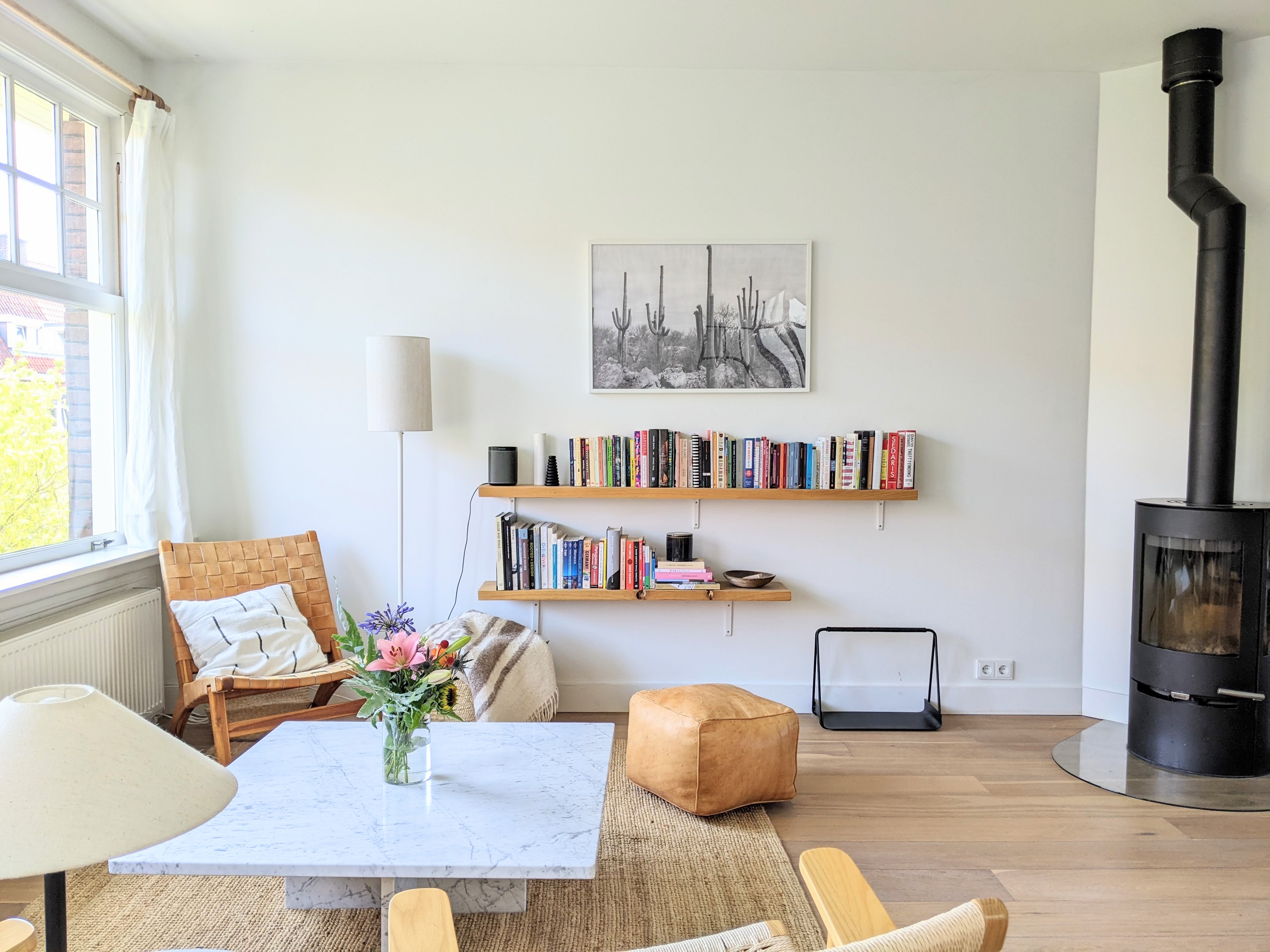 Modern, spacious 3BR home w/ roof deck + fireplace — Amsterdam stay