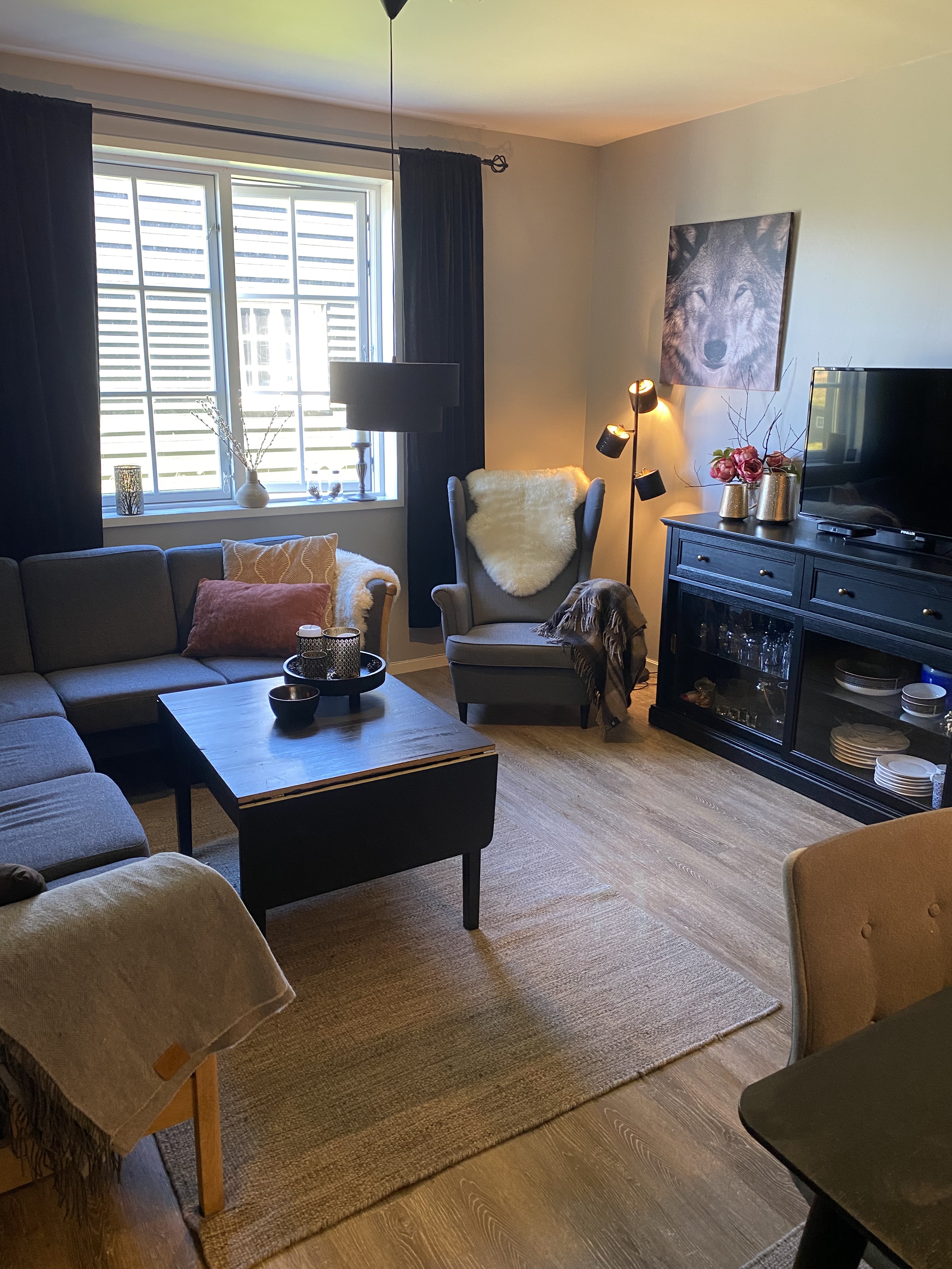 Central ski in- ski out apartment at Skei