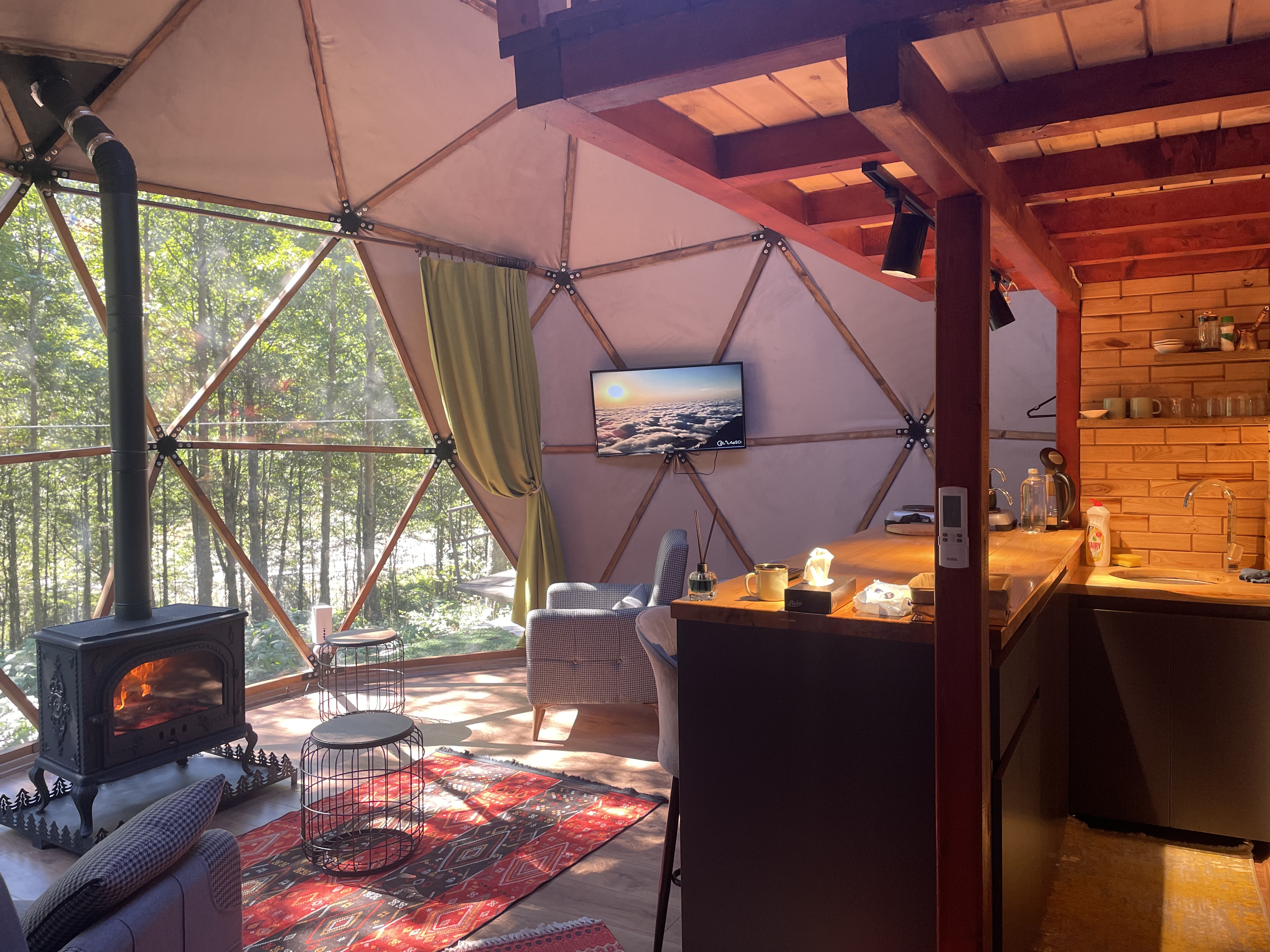 A place IN the most part OF nature