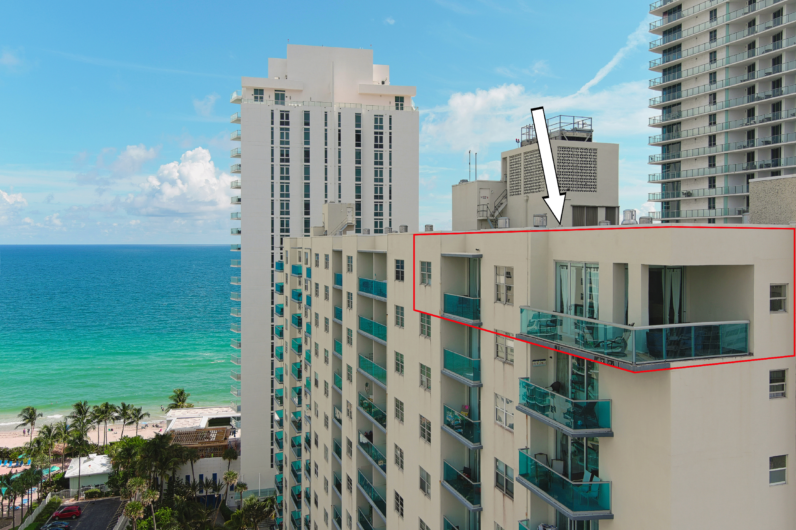 Luxury Penthouse On The Beach 3/3 Oceanfront Condo in Hallandale Beach, Broward County