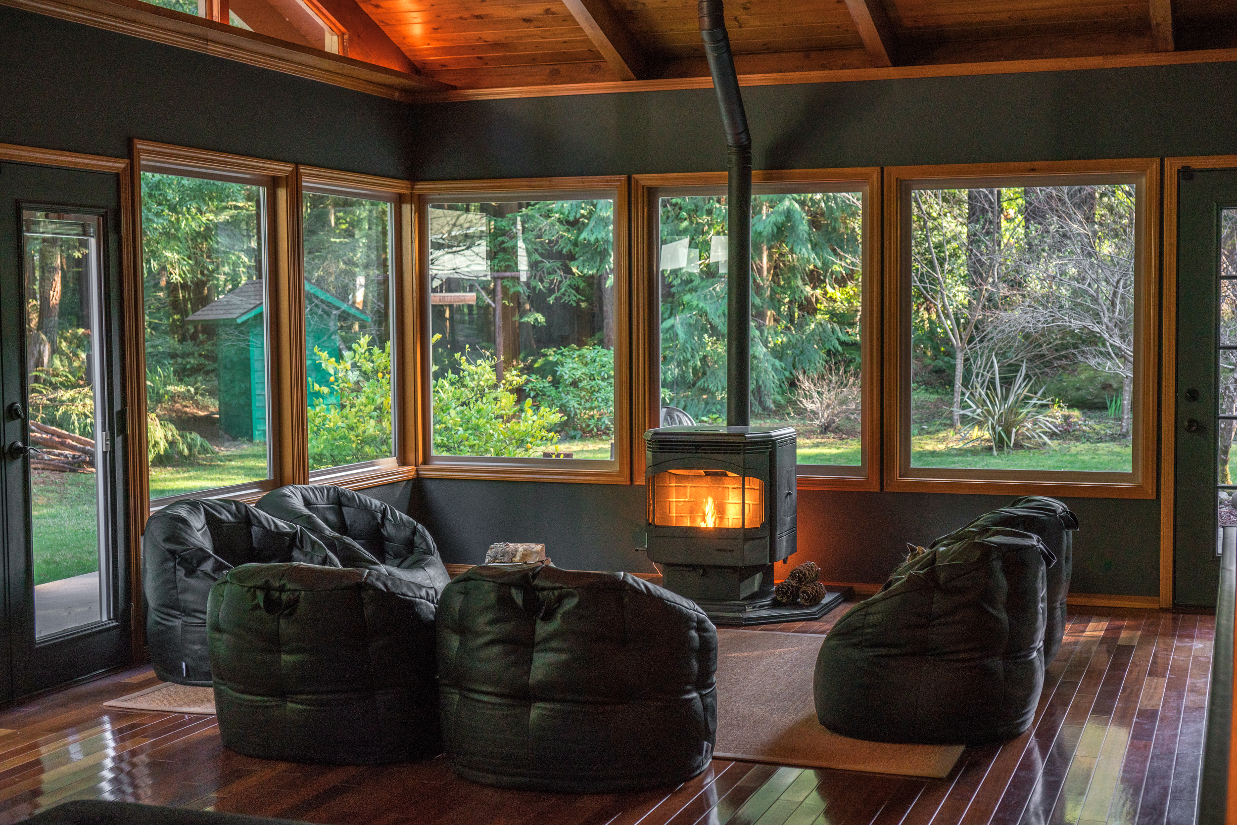 Modern Cabin in the Redwood Rainforest
