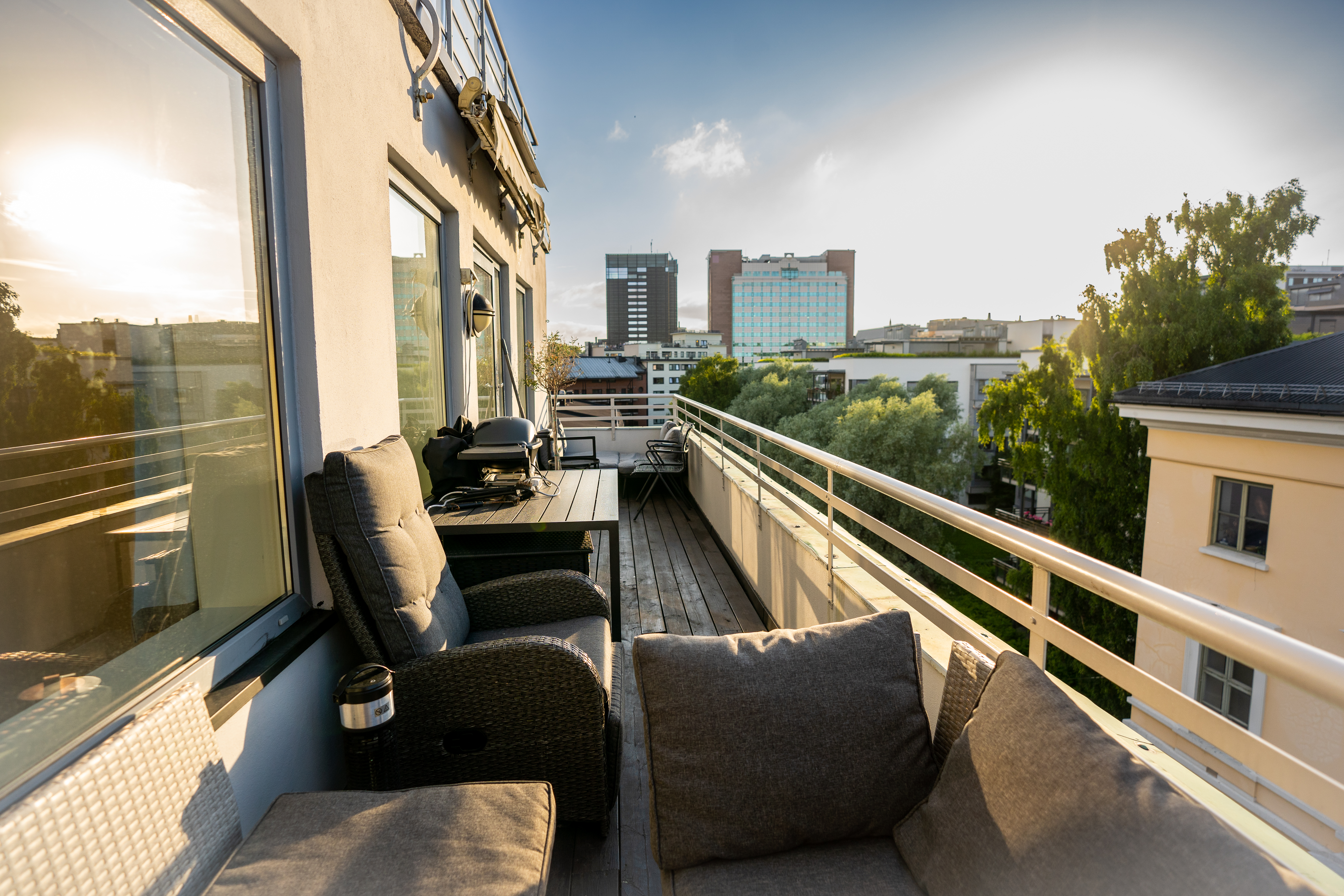 Penthouse apartment with big roof terrace in Sentrum, Oslo