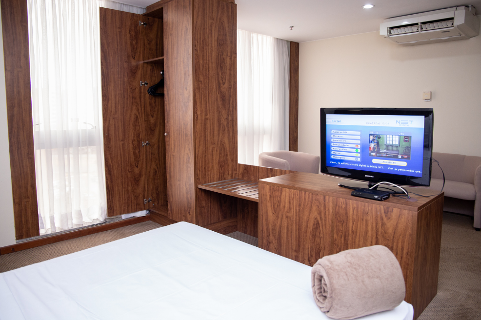 Apartment with bathtub Go Inn Taguatinga Hotel Apartments for Rent