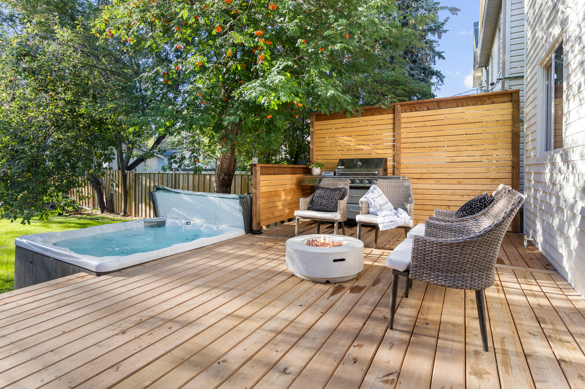 Spacious home with hot tub