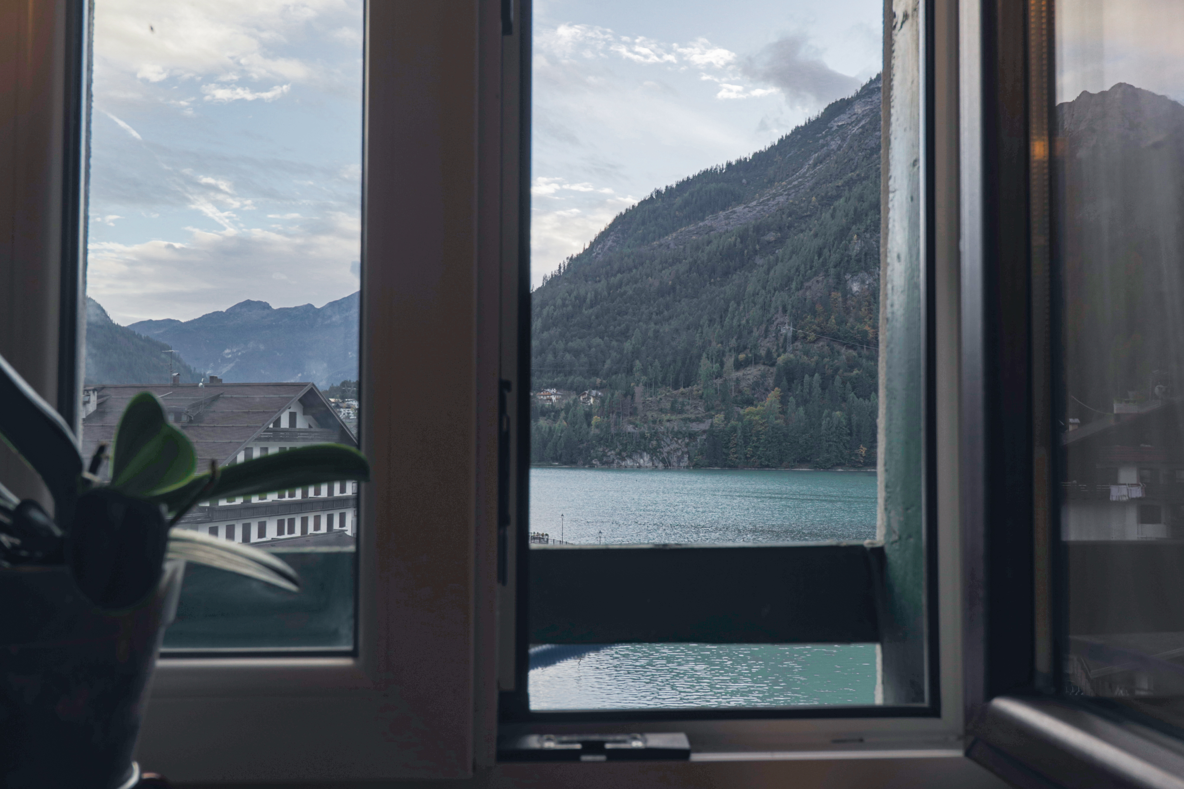Attic with lake view