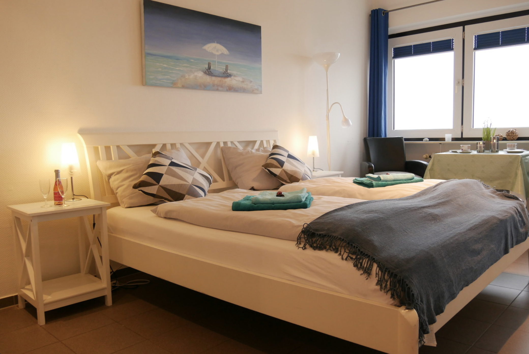 Strandhuus (pr. Strandhotel) with Baltic Sea view.