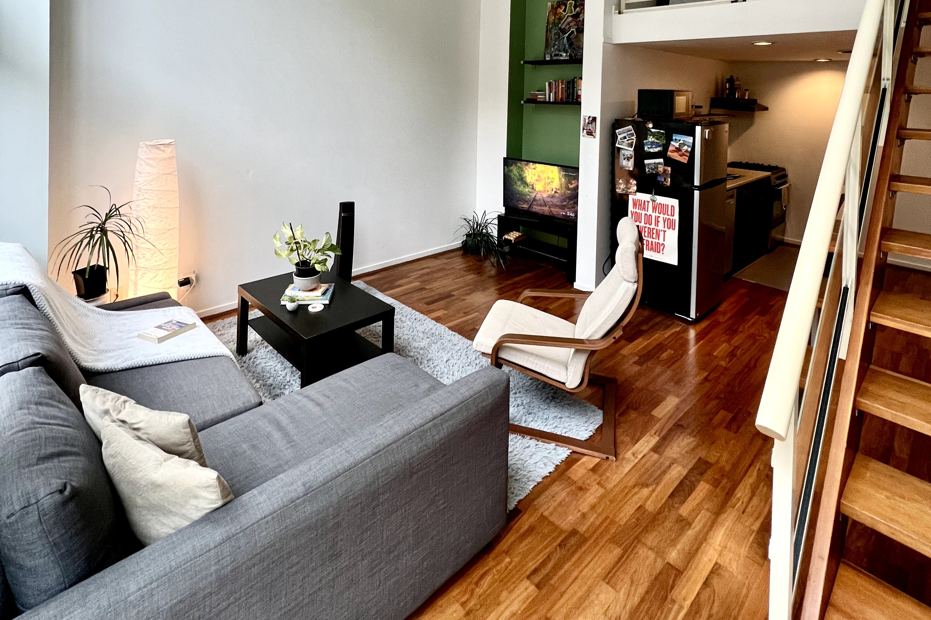 Trendy downtown loft