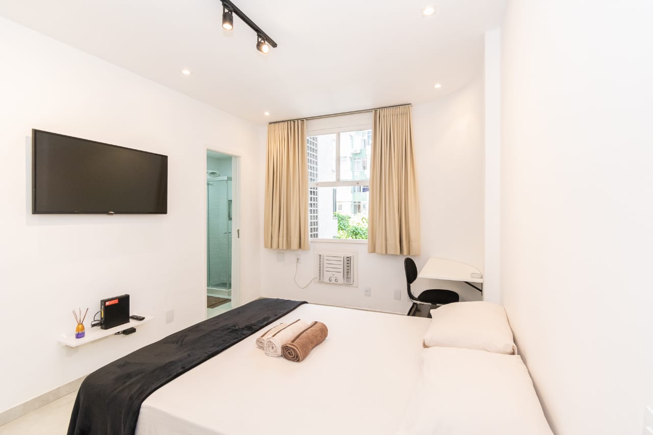 Studio moderno • 3 min da praia • Copacabana