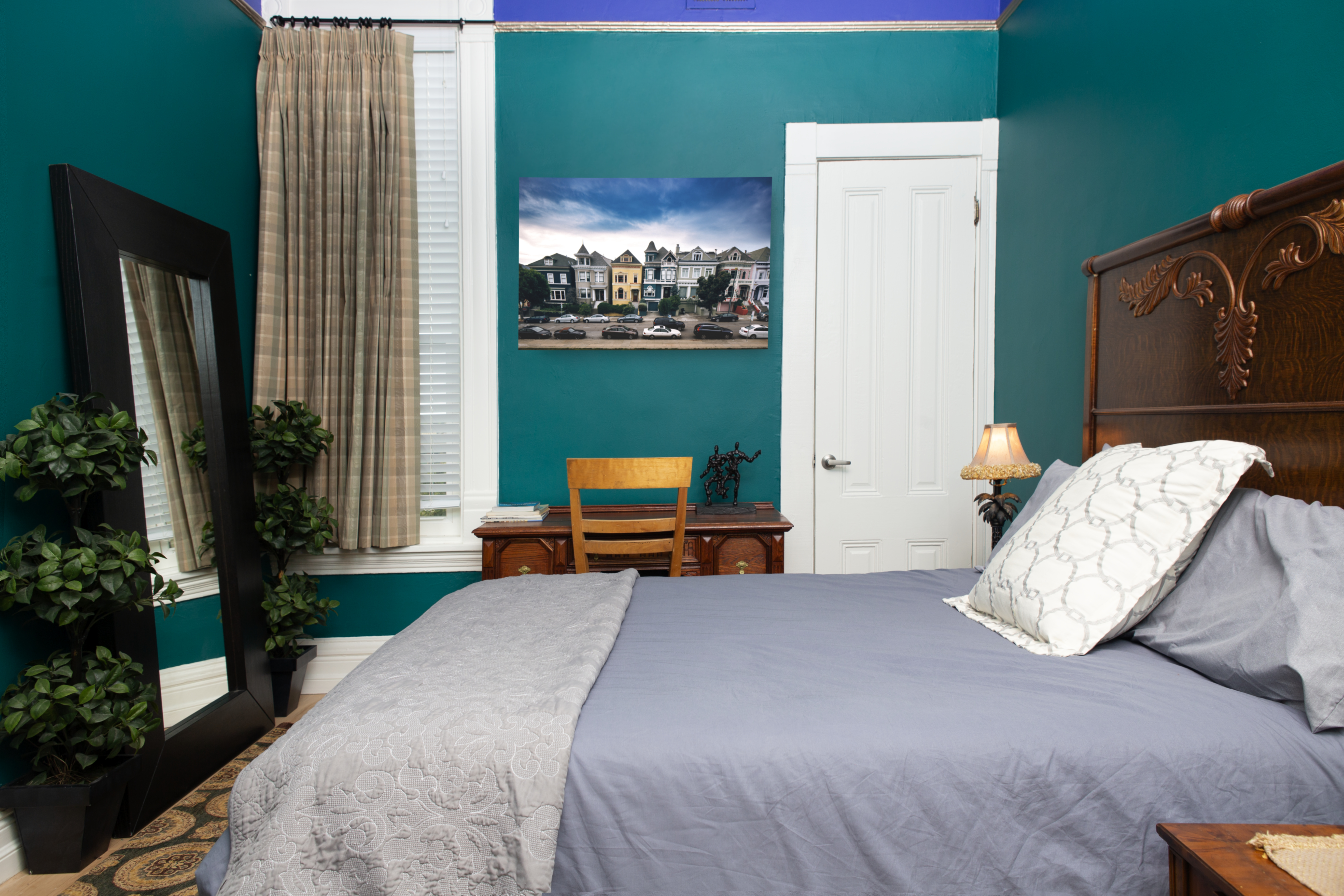 Victorian Home, Lg Rooms, Qn Bd, 2 Bks Bus & Muni