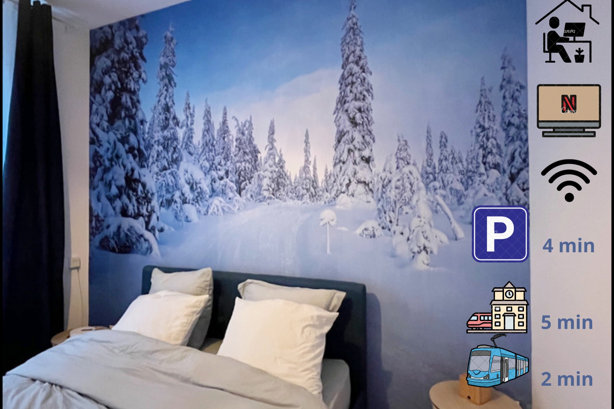 Cosy Mont Blanc Suite in Hyper Centre