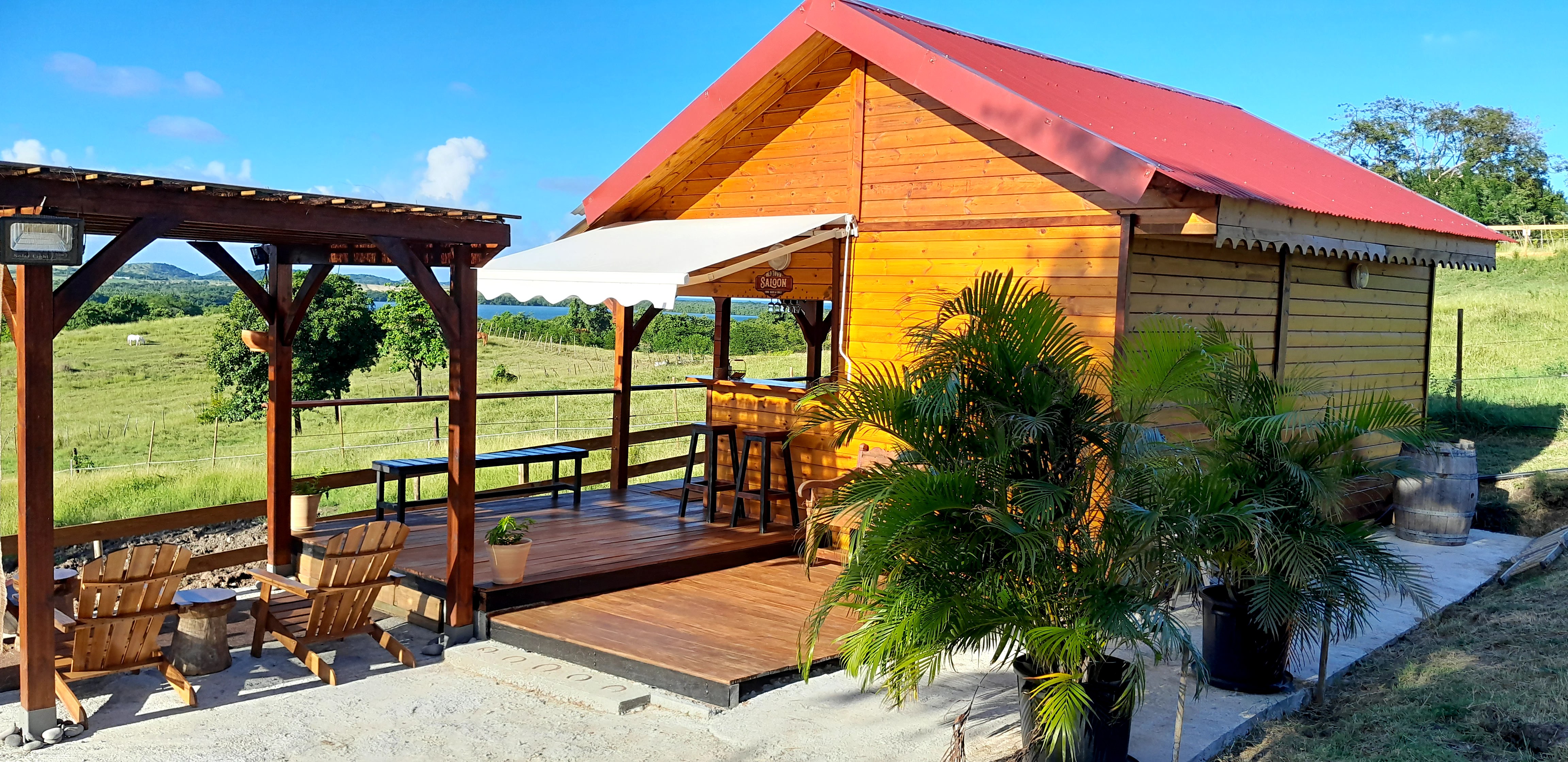 At the meadow bungalow