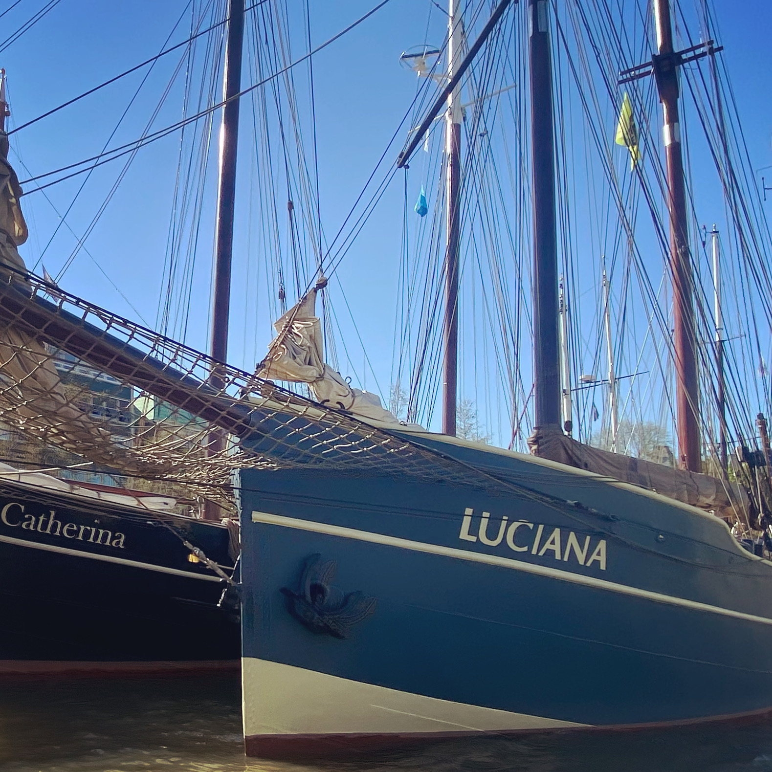 Historisch zeilschip Luciana — Rotterdam stay