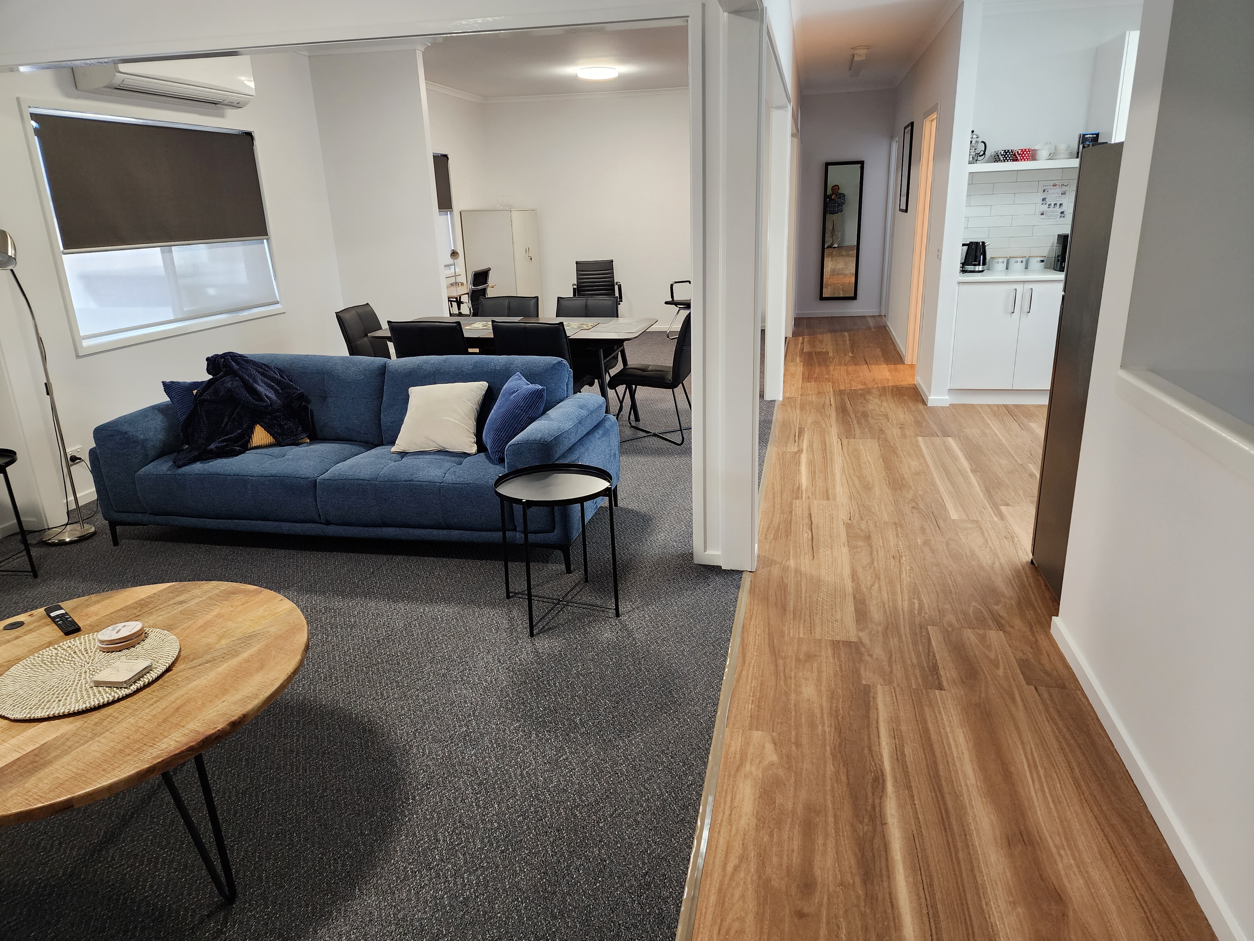 Blue Poles Apartment