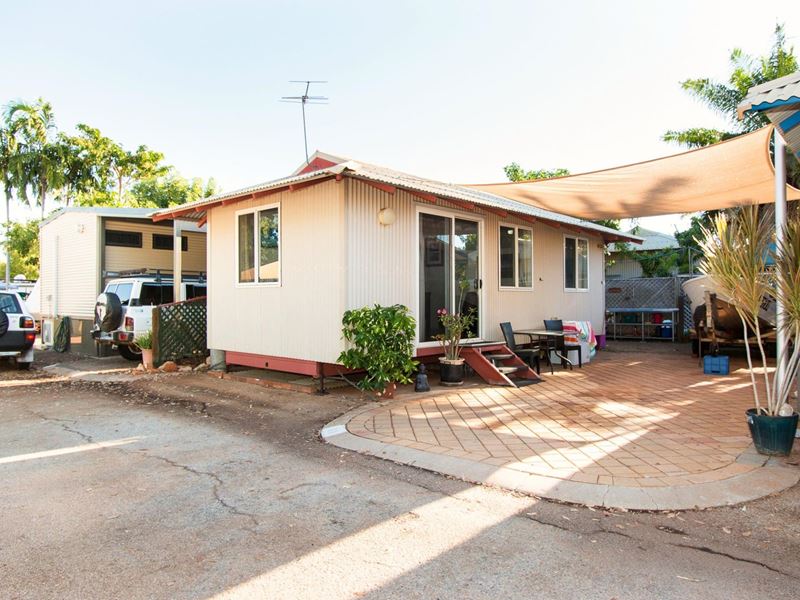 Broome's private cozy cabin