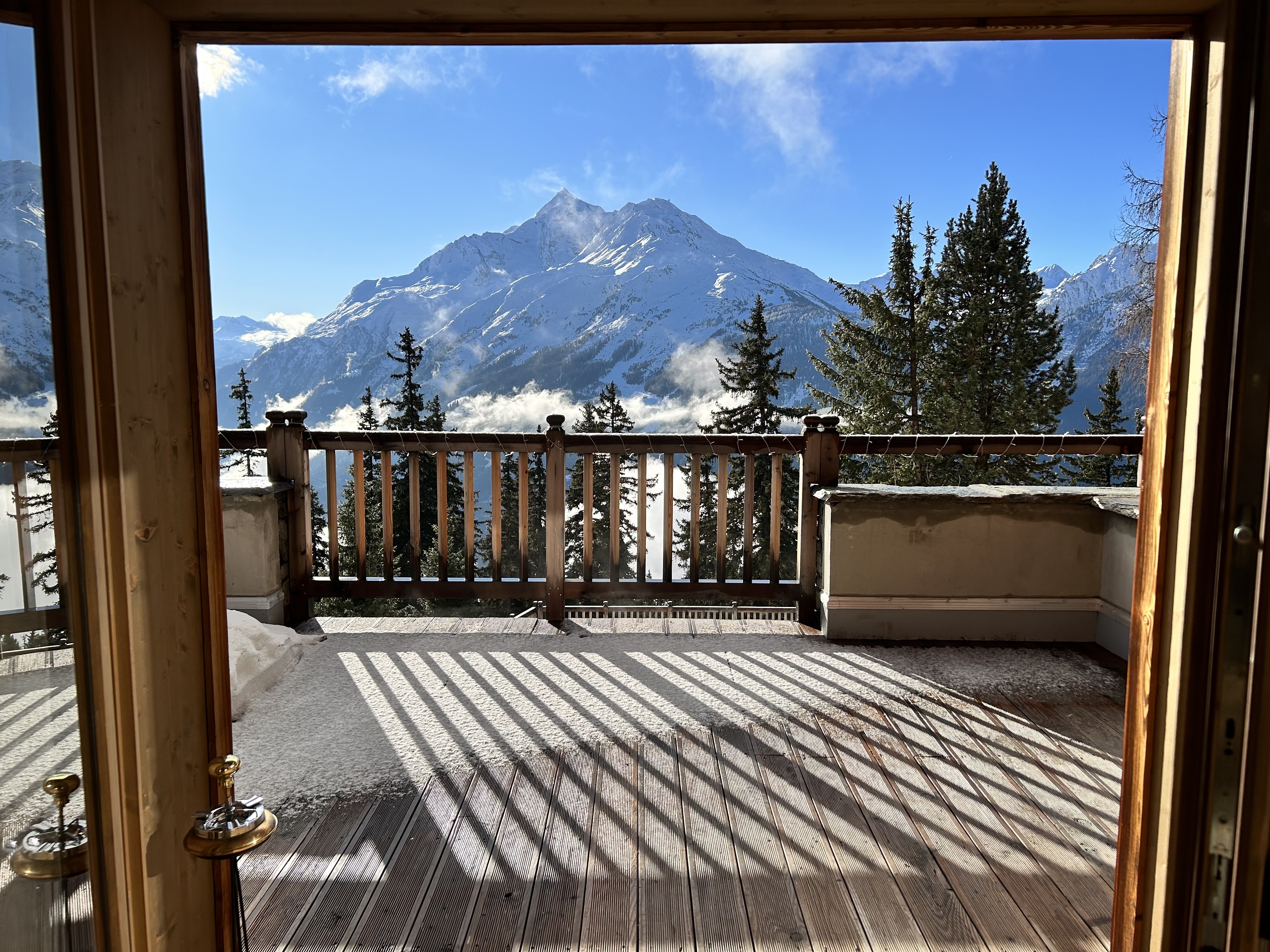 La Rosière, view, spacious apartment