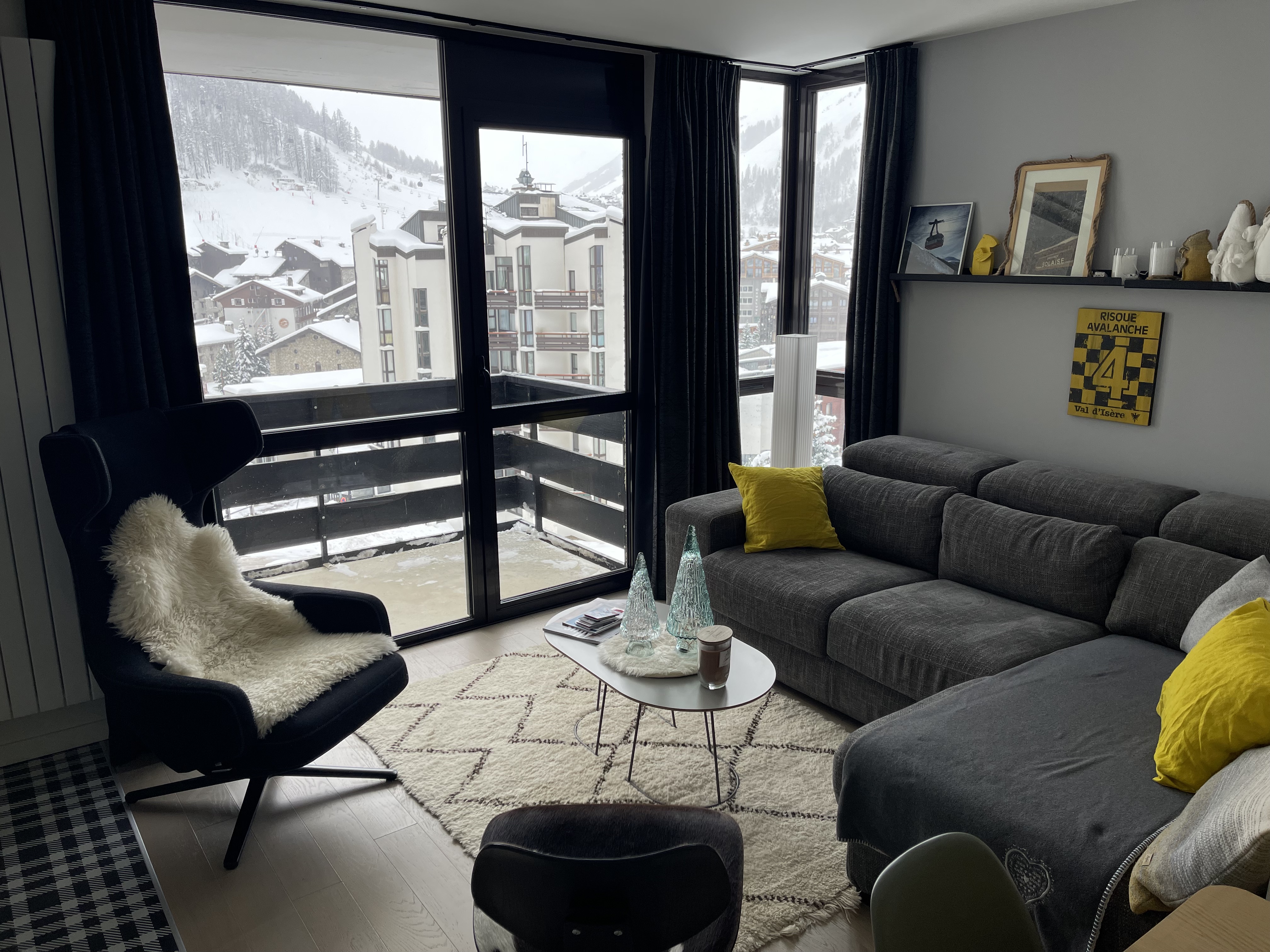 Hyper center Val d 'Isere bright apartment 4 people