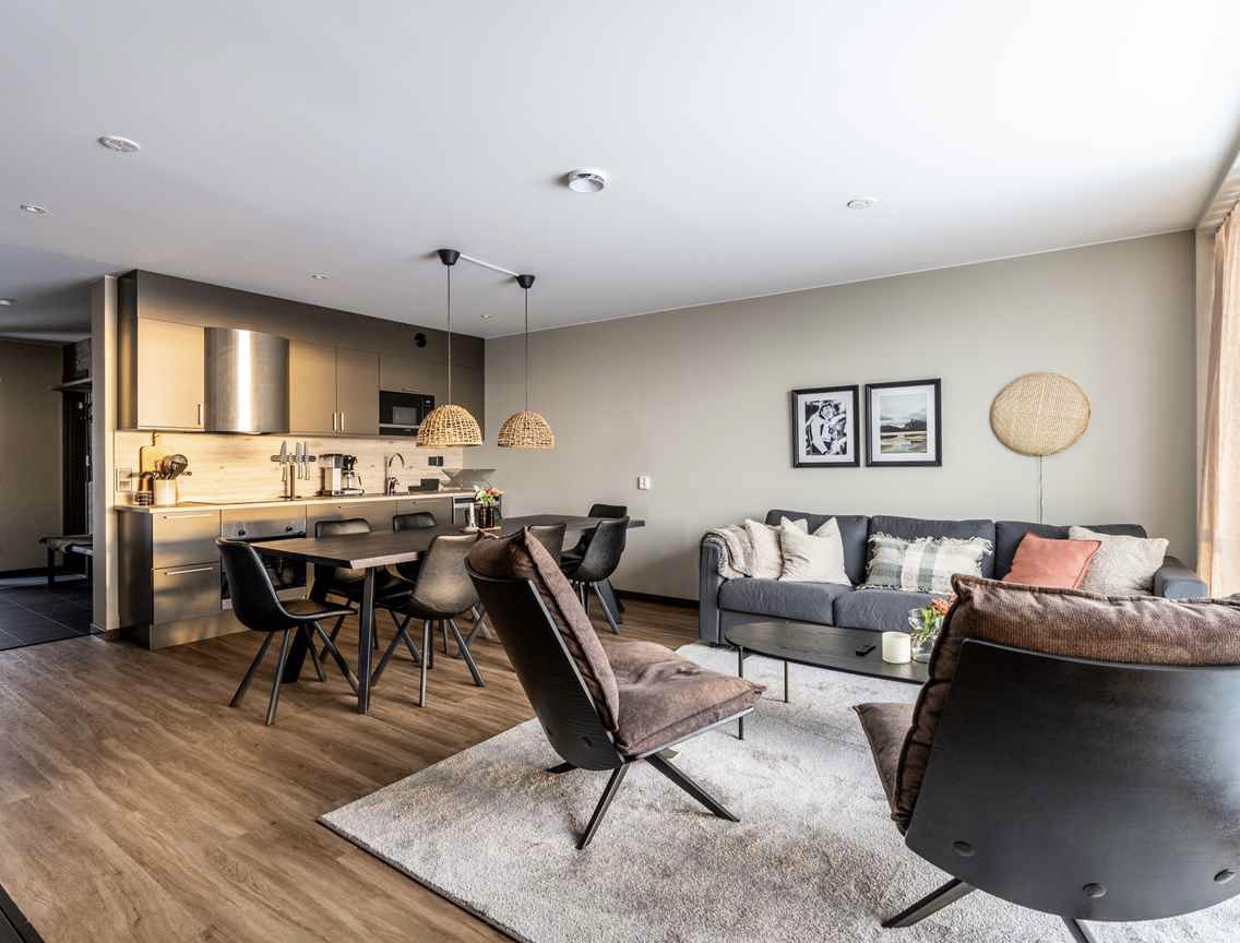 Newly built apartment in the middle of the hill