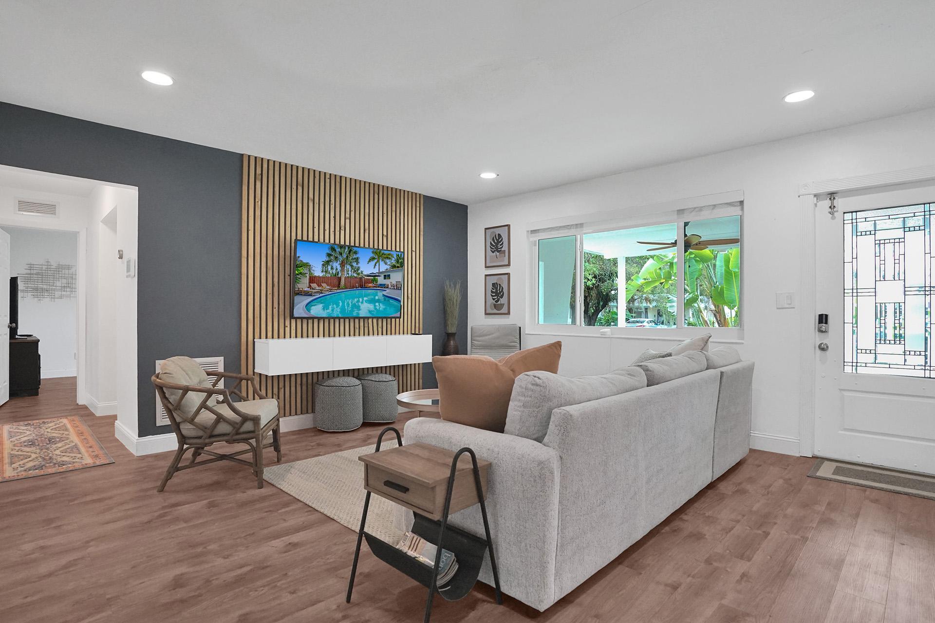 Newly Renovated Home in Hollywood w Saltwater Pool Houses for Rent in