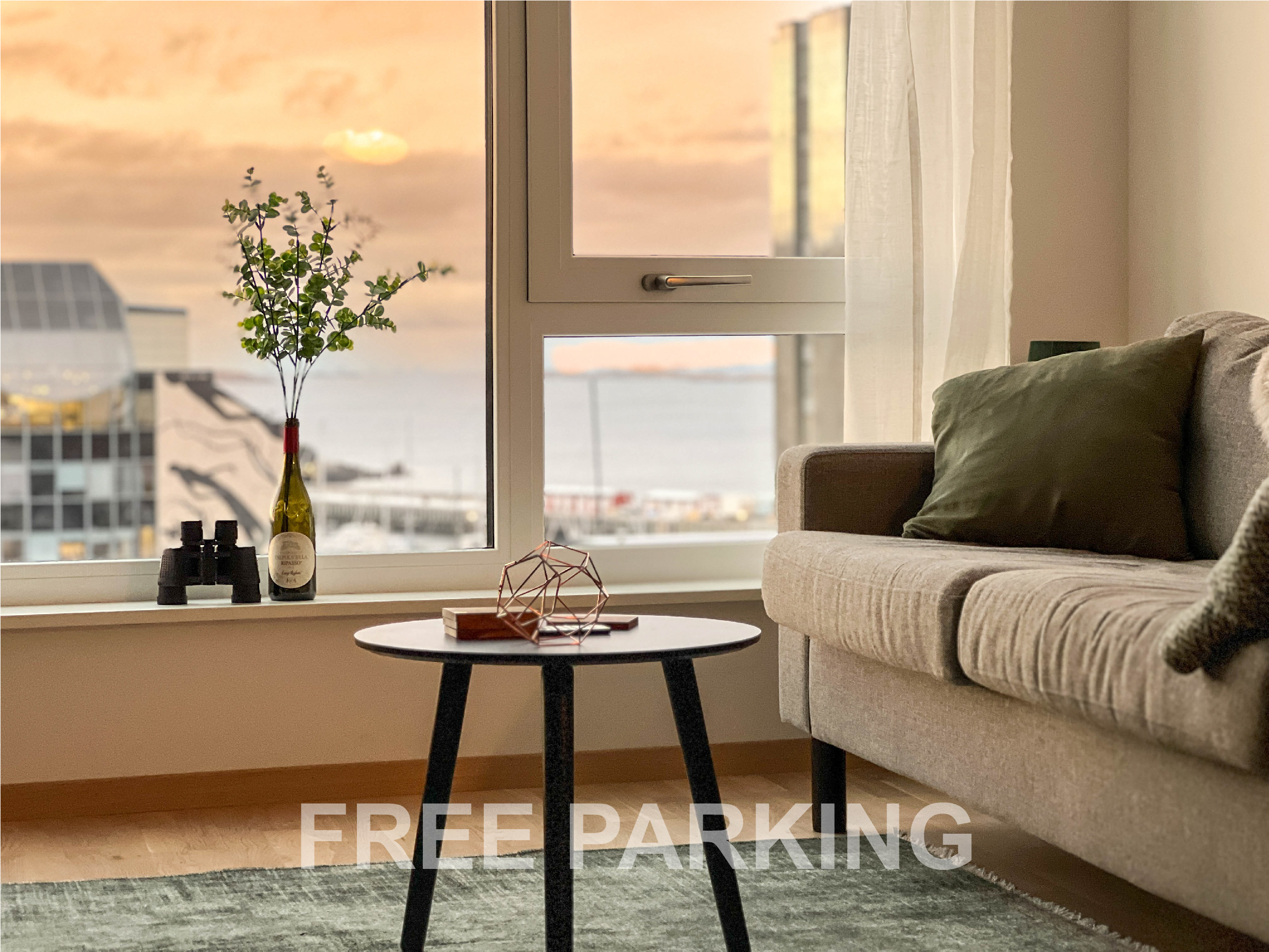 Nordic Style City Apartment w/ Sunny Marina views