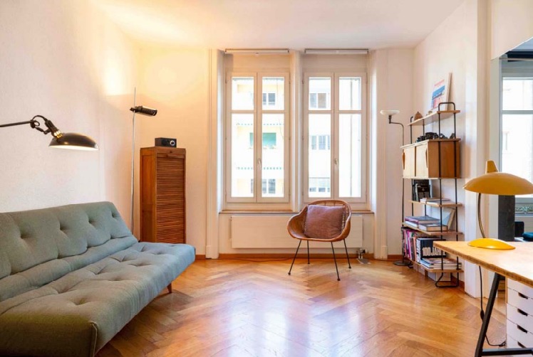 Flat 12-min walk to Bern station