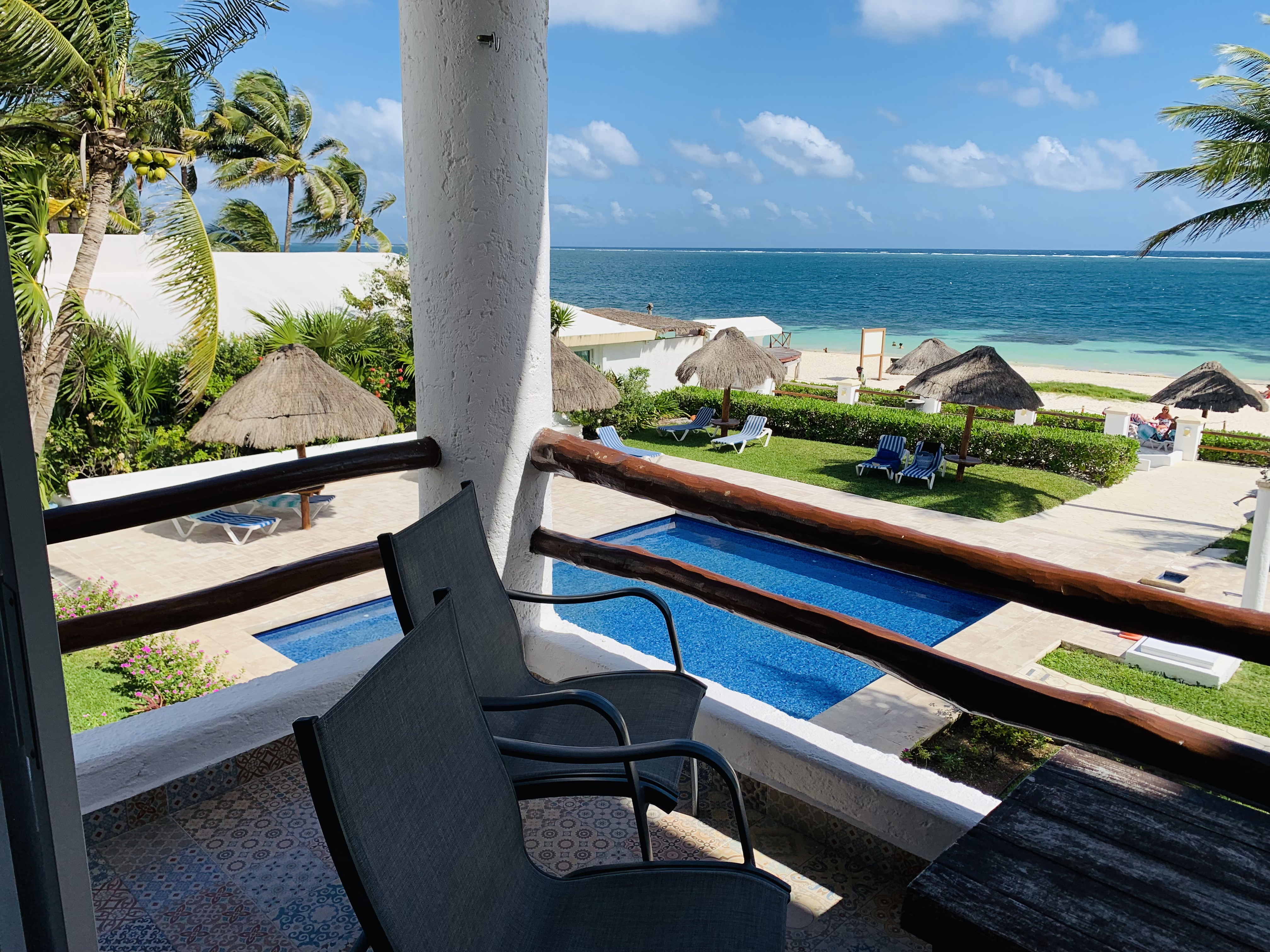 White cottage oceanfront gem