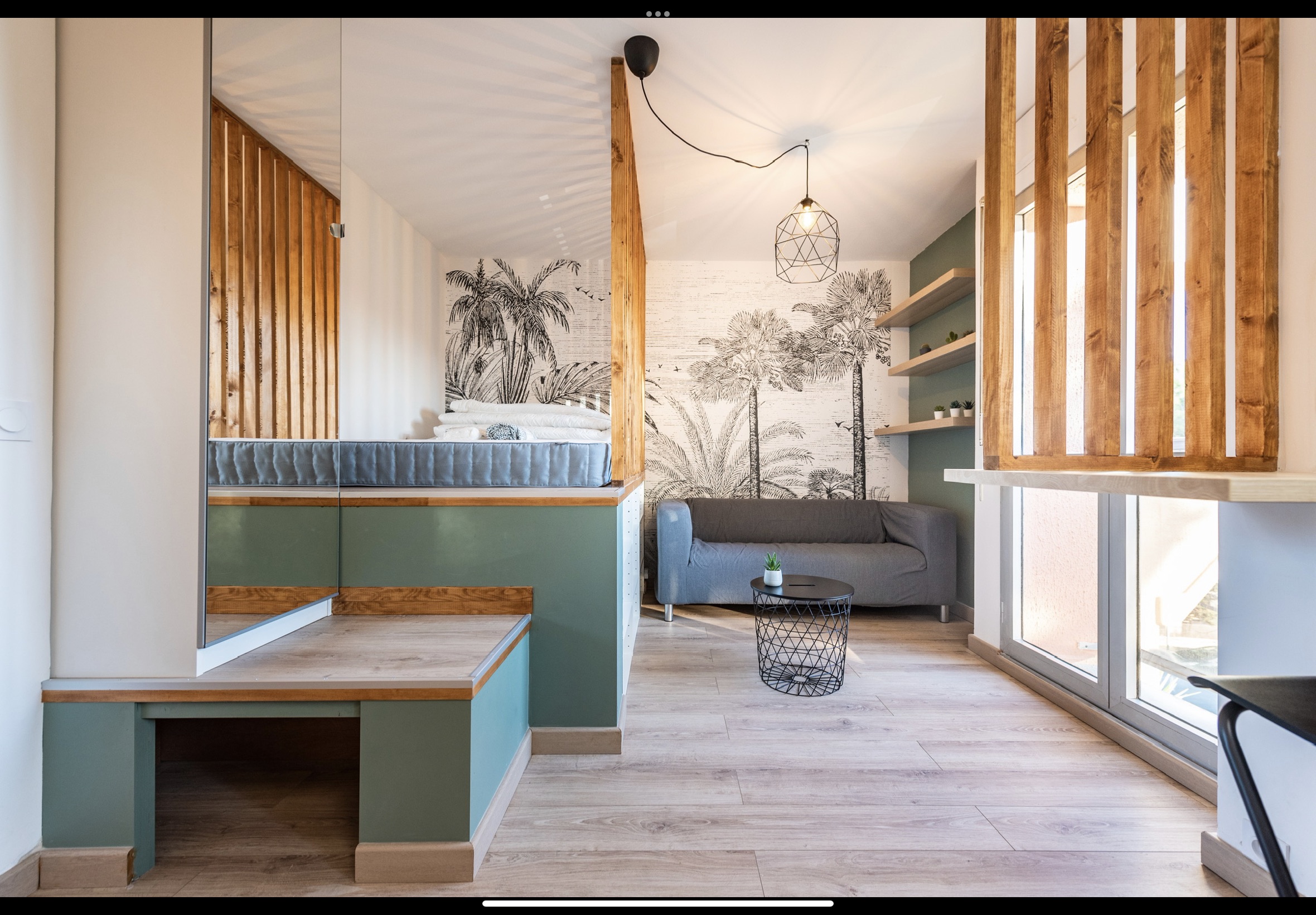Cozy studio at the foot of the beach