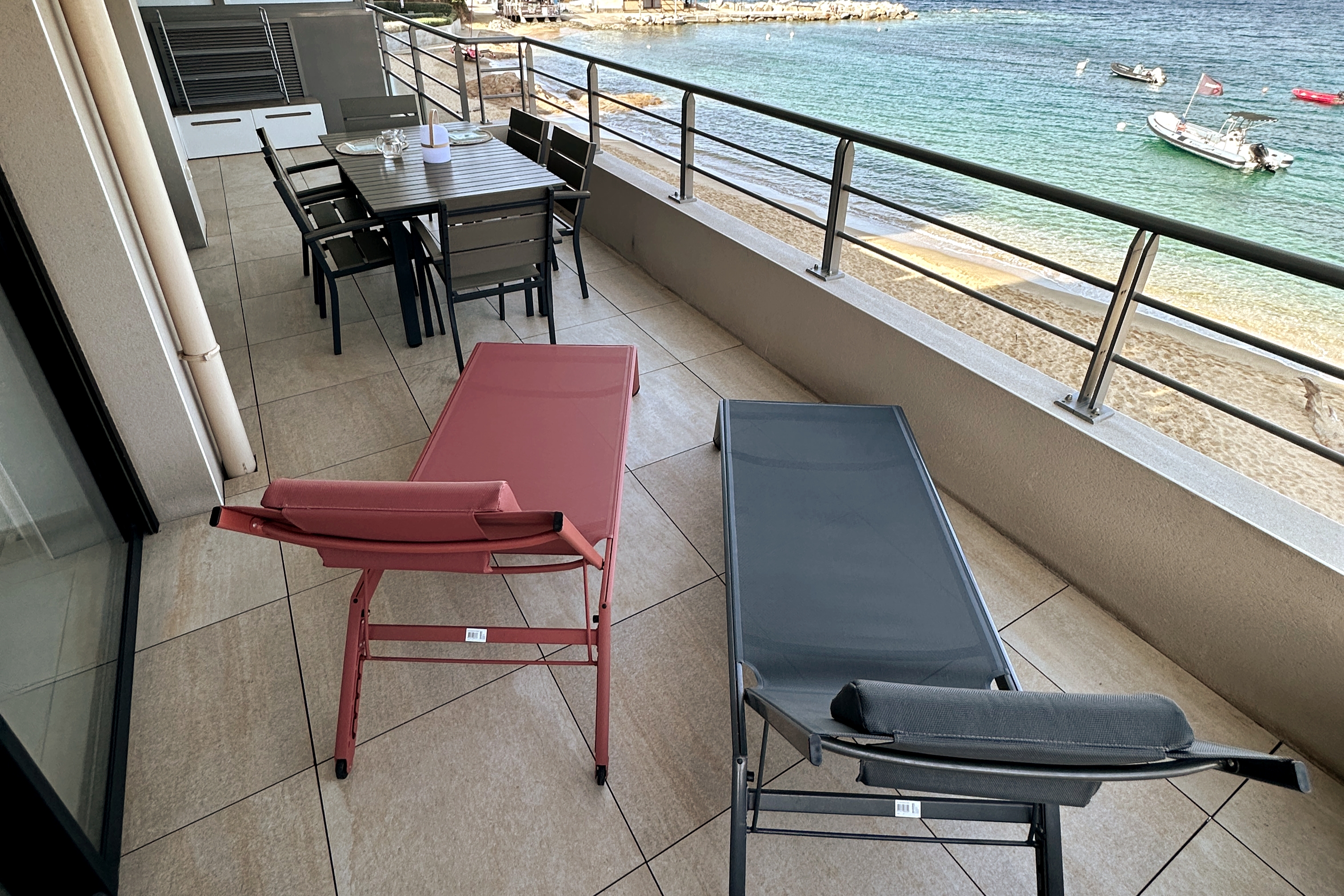 New - Propriano T3 Feet in the water - sea view