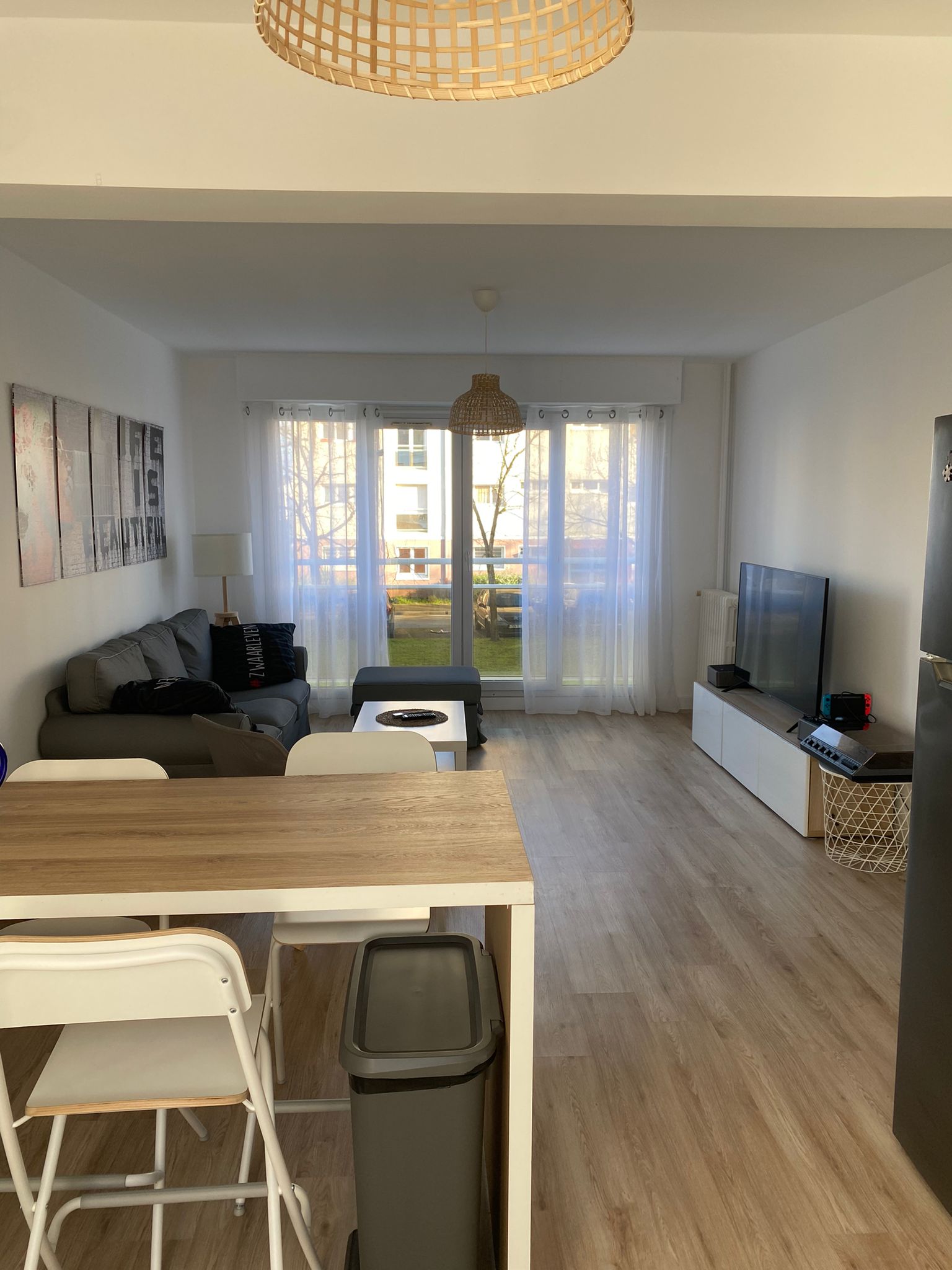 conveniently located apartment.