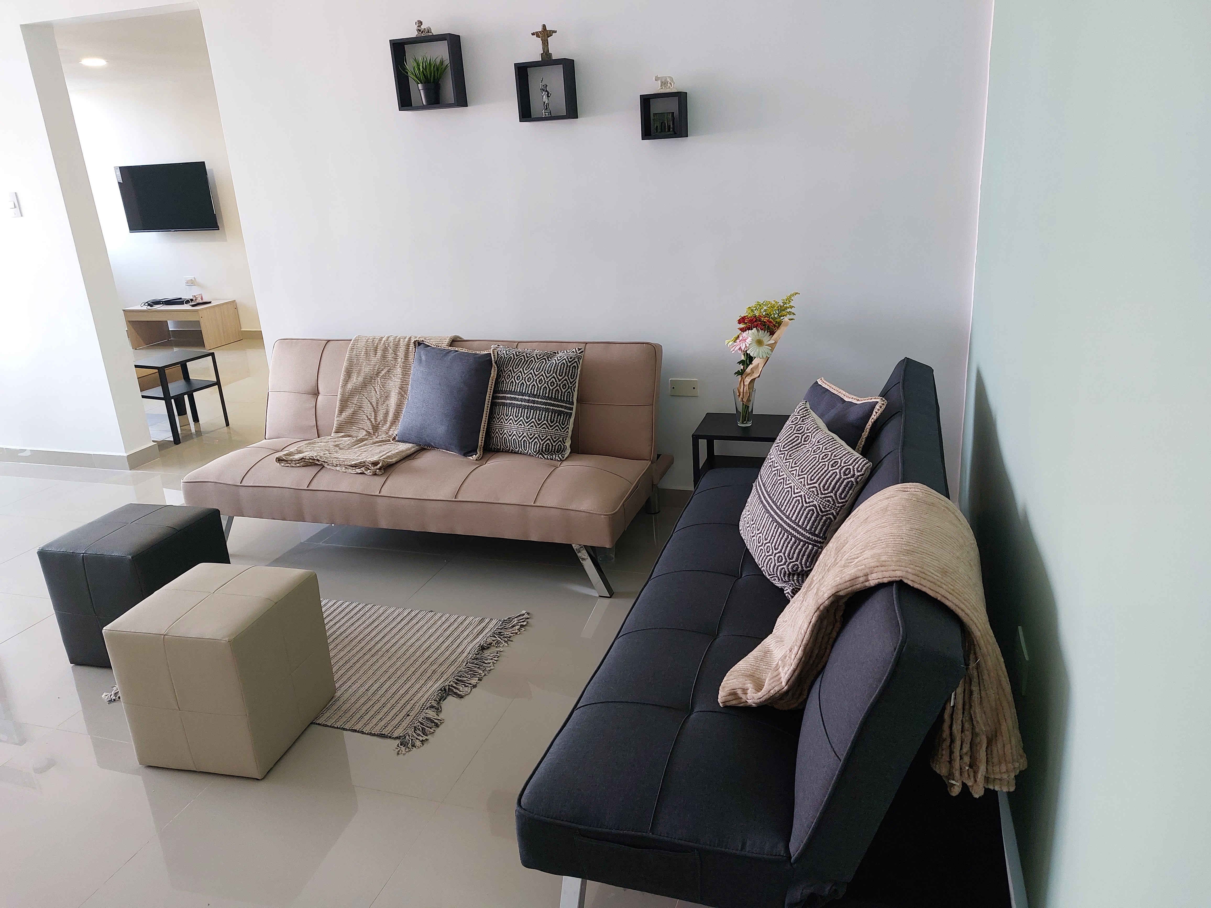 New, minimalist apartment