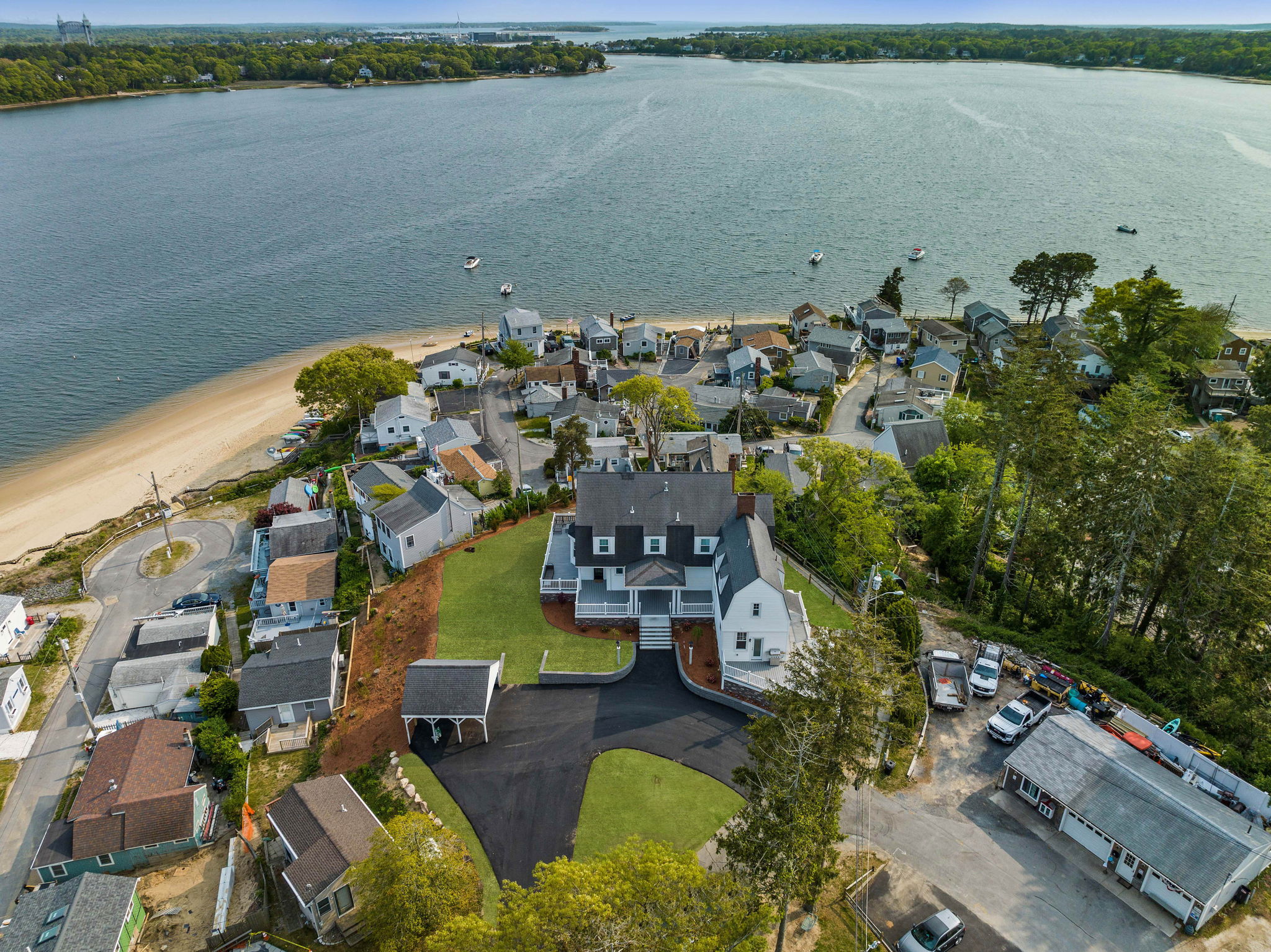 Scenic Views Of the Bay and Beach Access