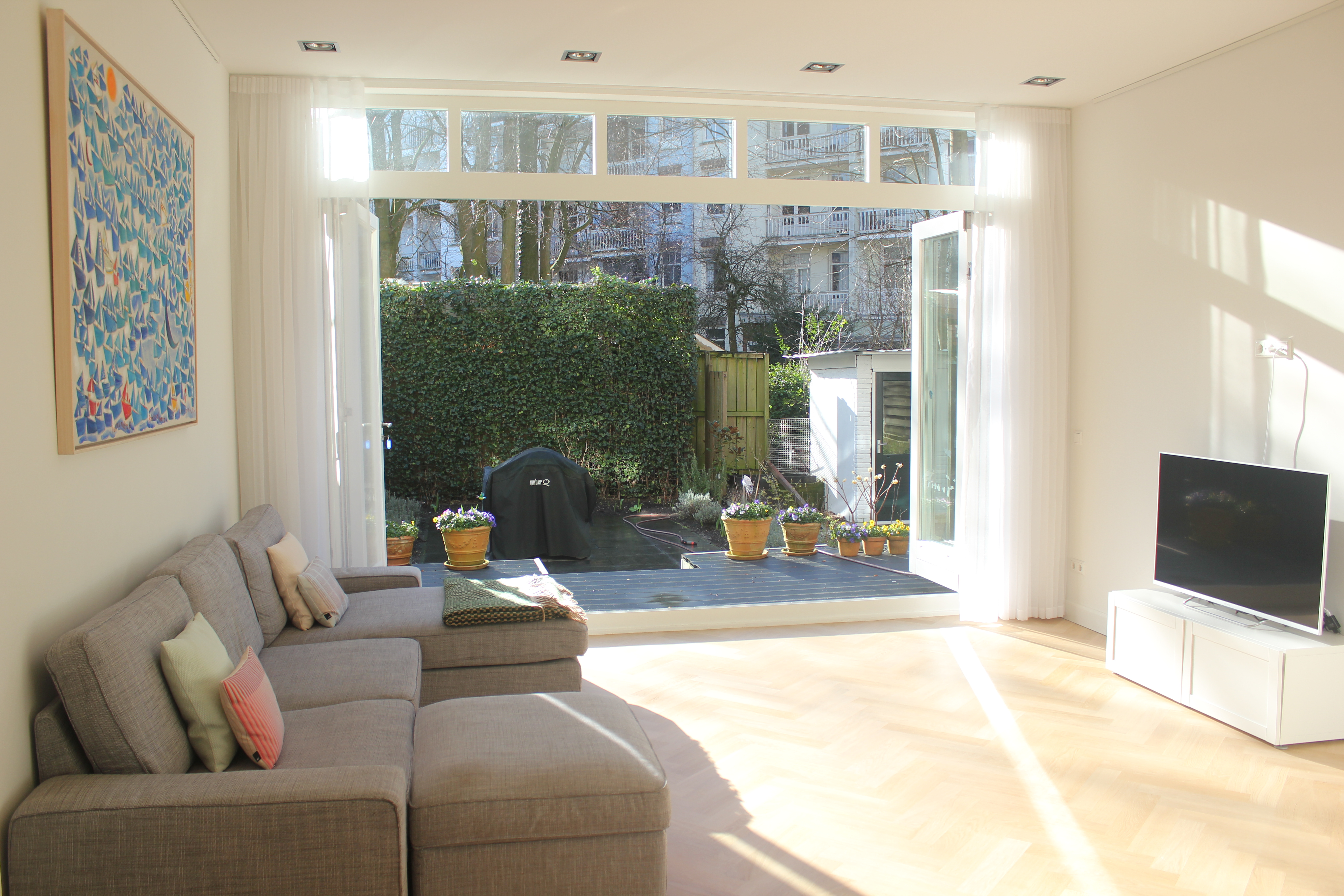 Beautiful Ground Floor Apartmnt - Oud West w gardn โ Amsterdam stay