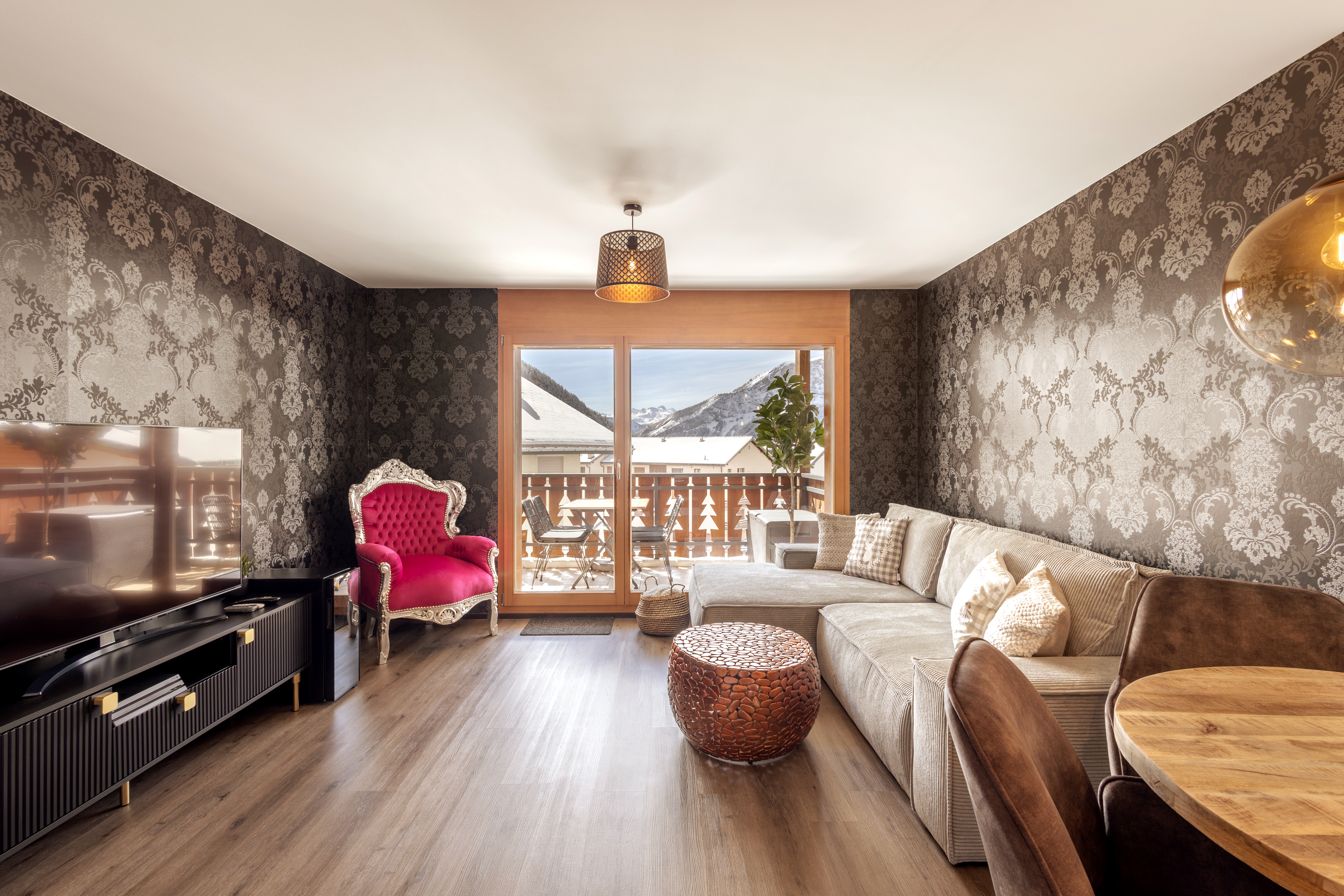 Modern 2.5 room flat in Leukerbad