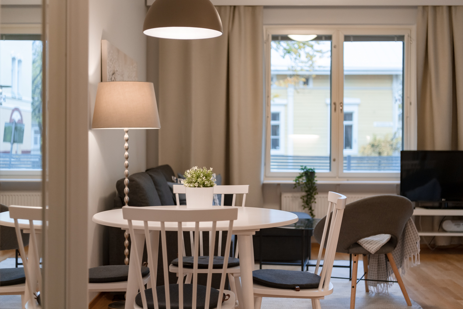 One-bedroom apartment with a sauna, Hanko