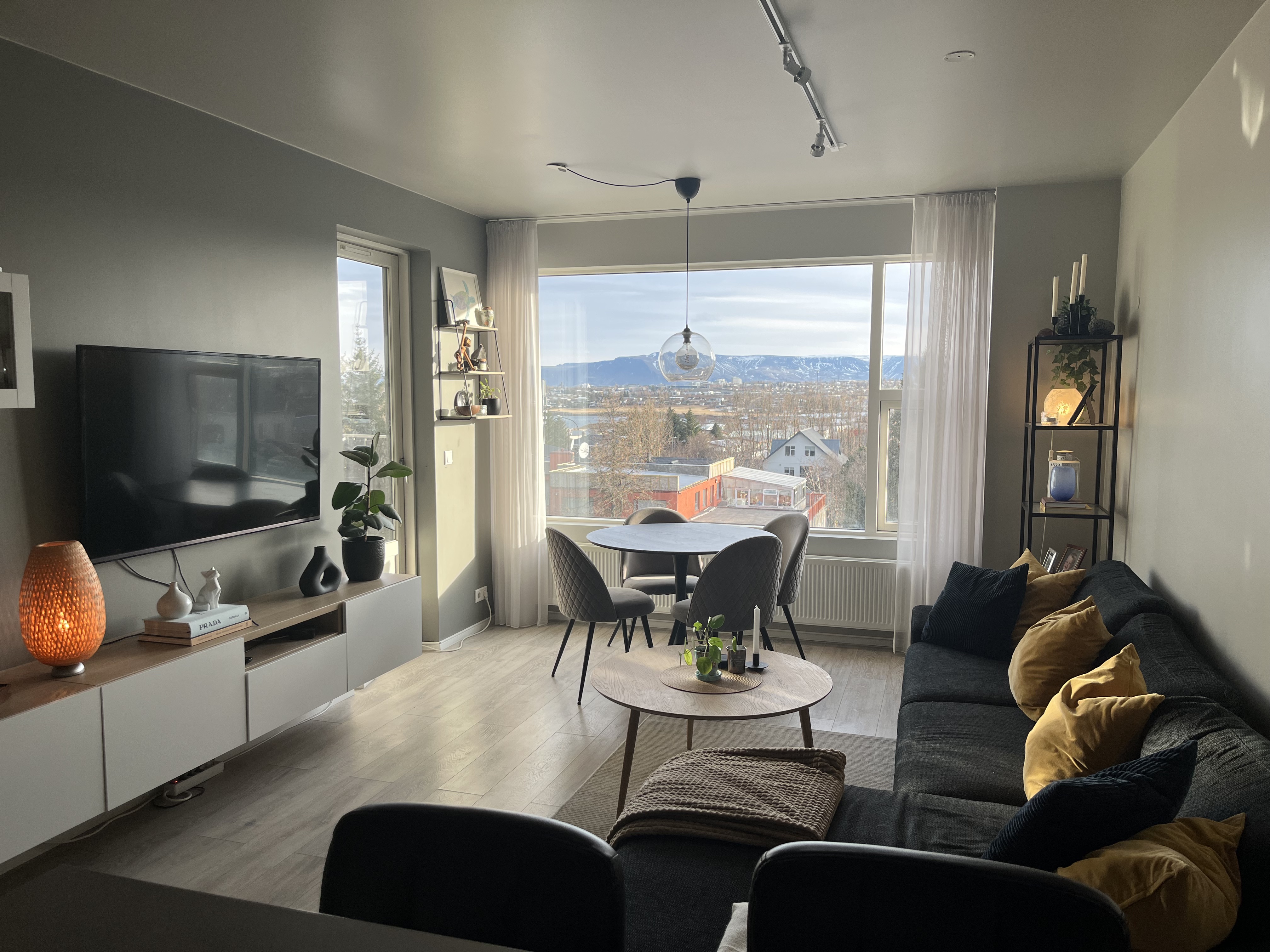 Stylish apartment with a view