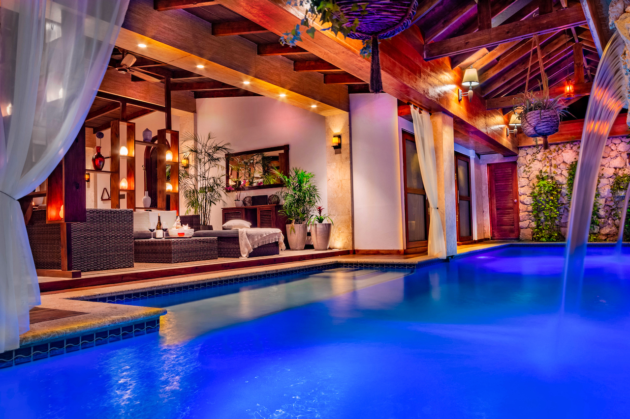 Bali Retreat Aruba 2 Pools, Cinema, Yoga, & Cave Villas for Rent in