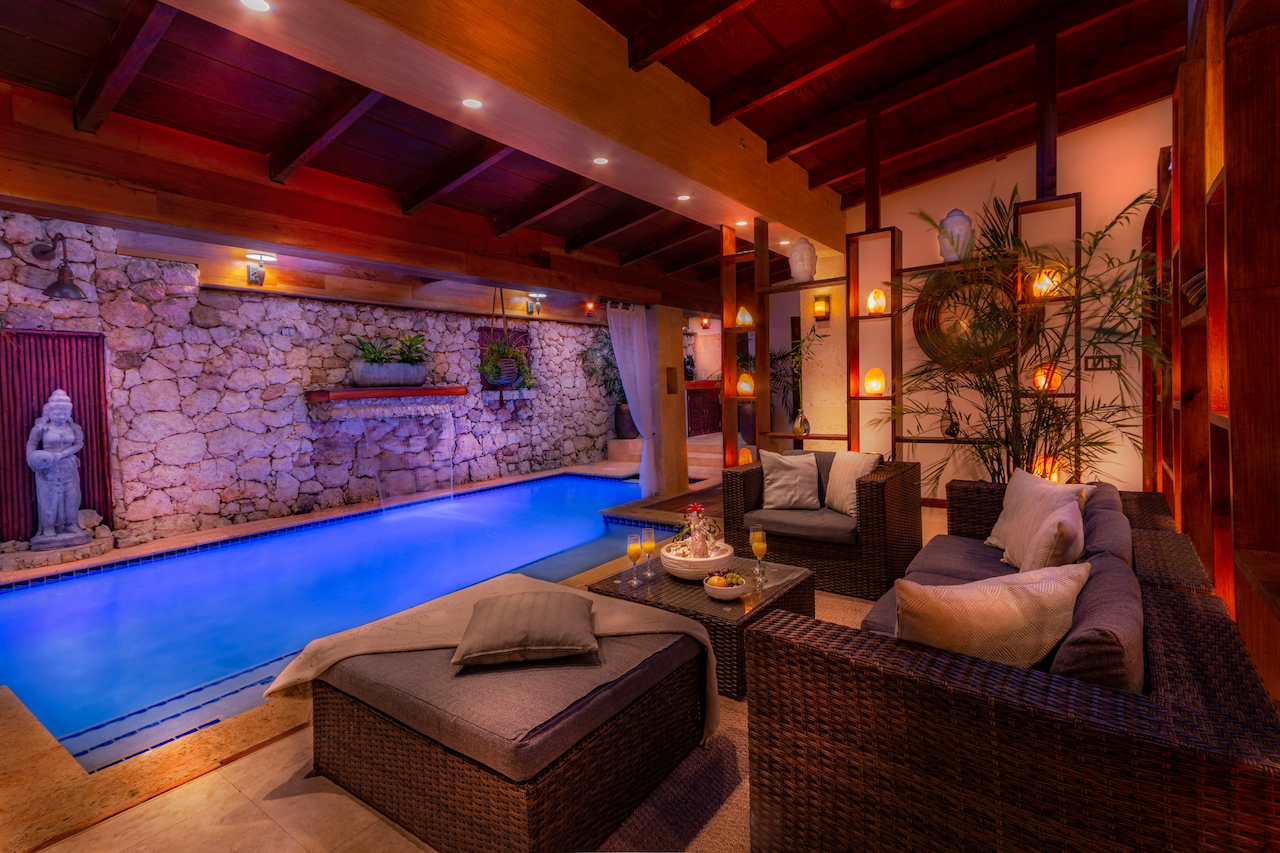 Bali Retreat Aruba 2 Pools, Cinema, Yoga, & Cave Villas for Rent in