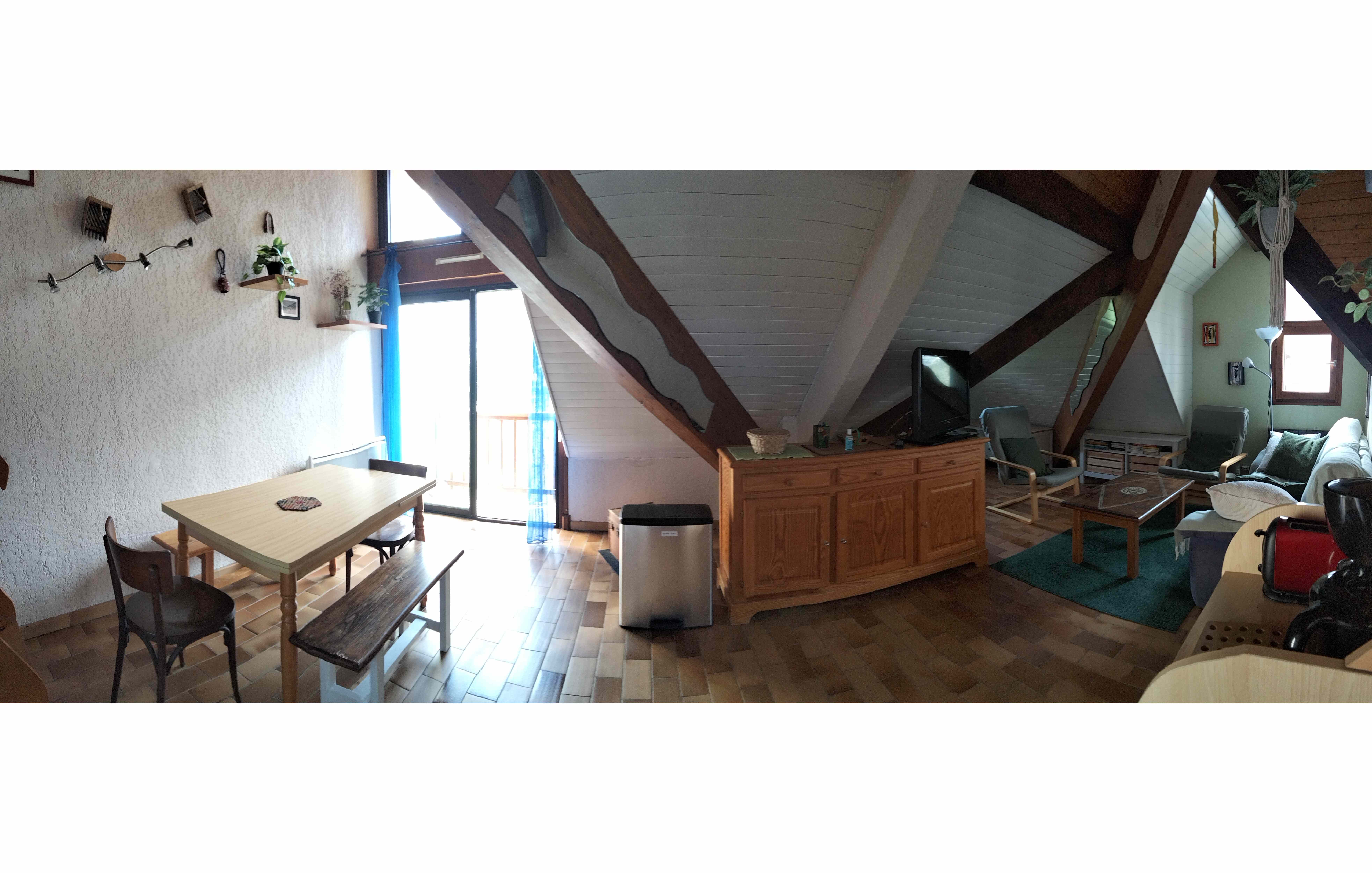 Attic apartment 6 people
