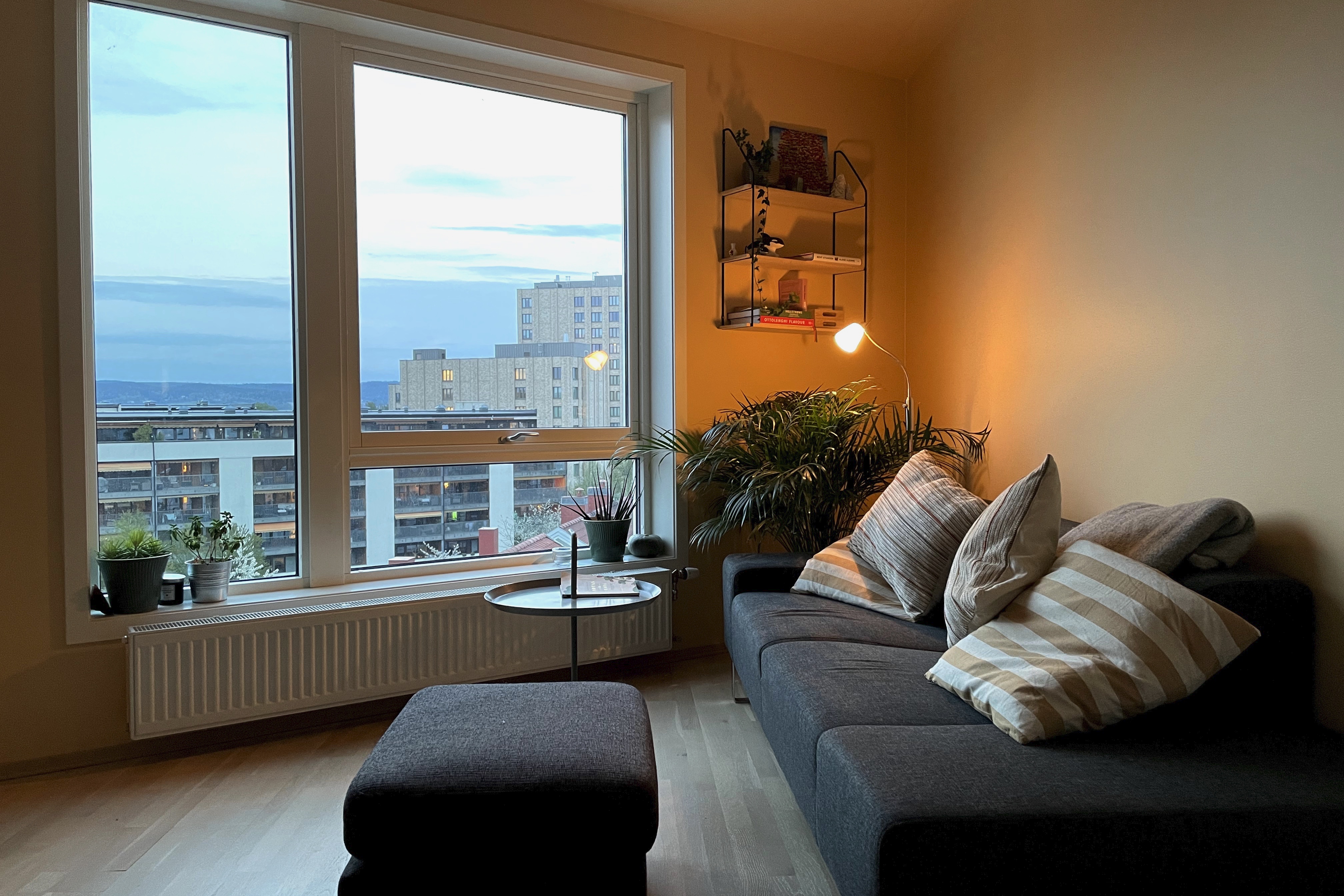 Colourful, modern, 1 bedroom apartment.