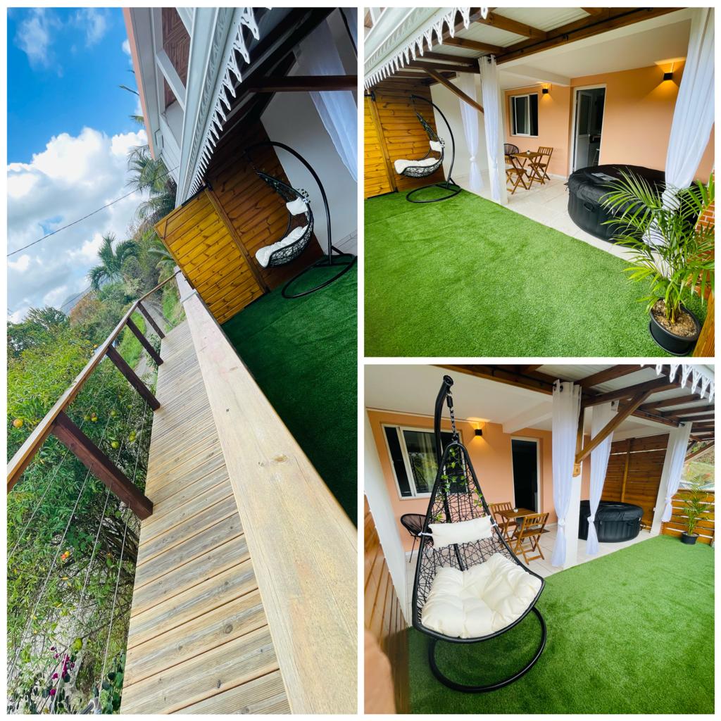 Cozy apartment, jacuzzi-Rivière-Pilote