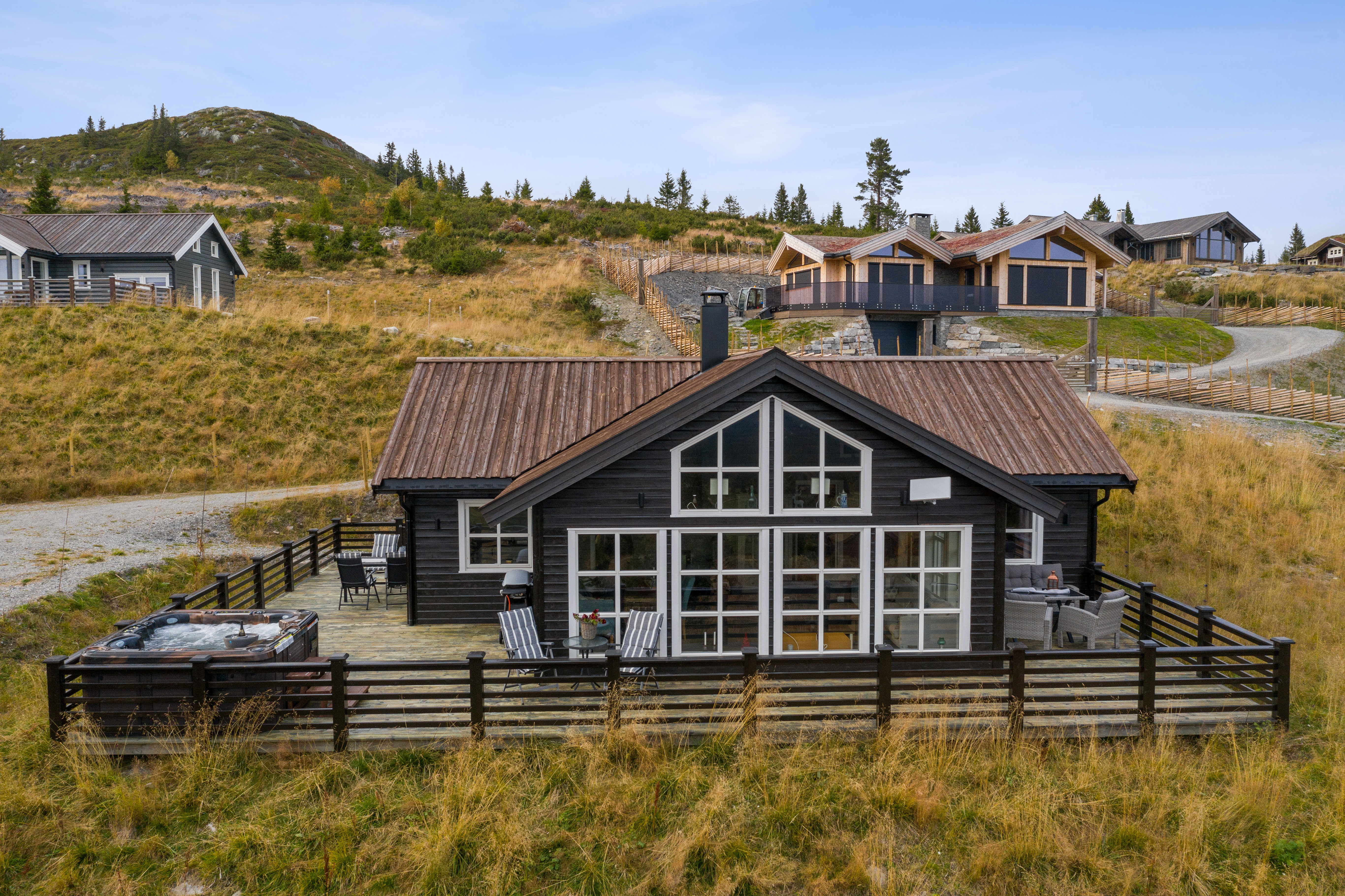 Cozy place with great views of 950 meters above sea level.