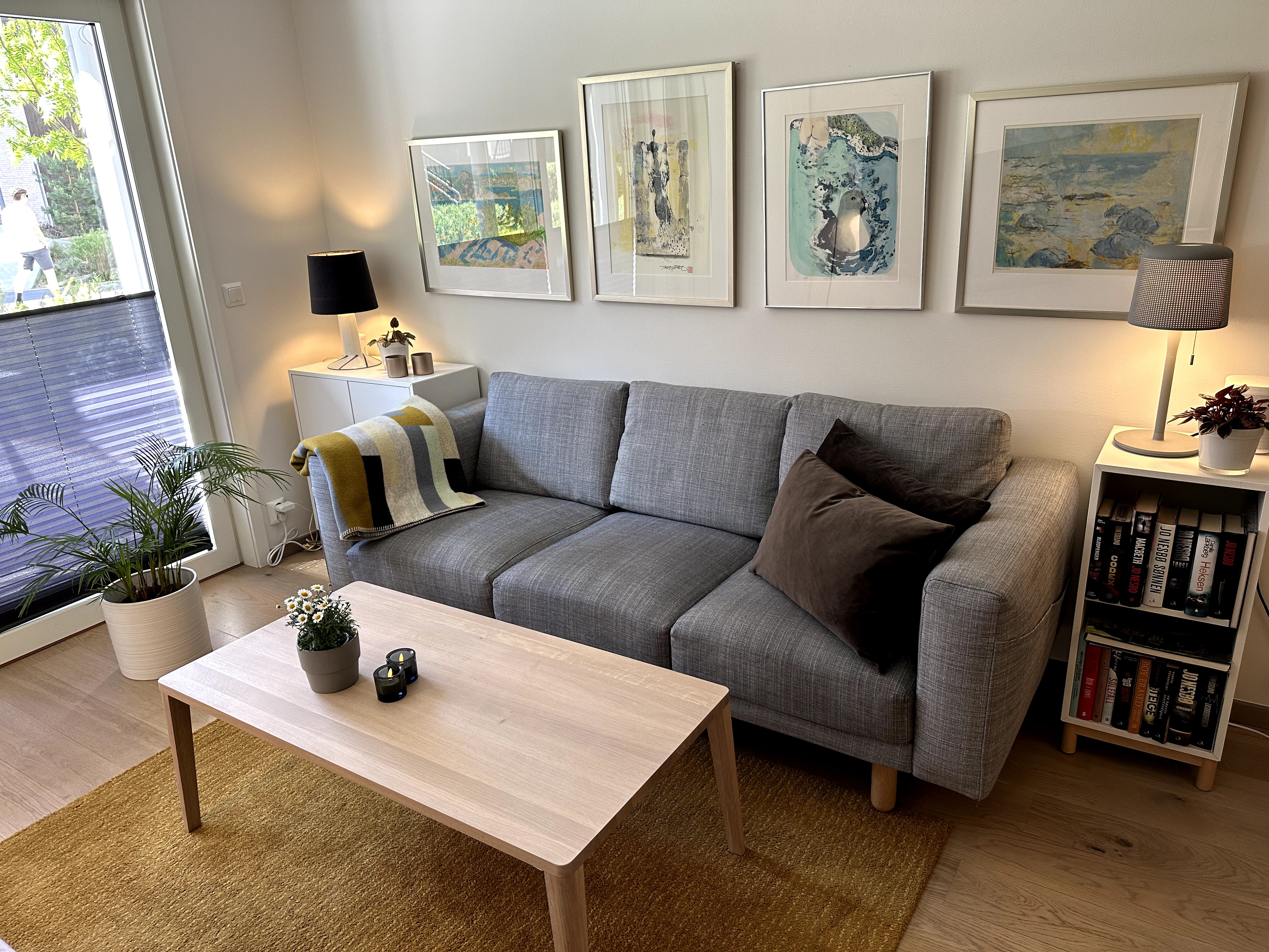 Central, modern with patio